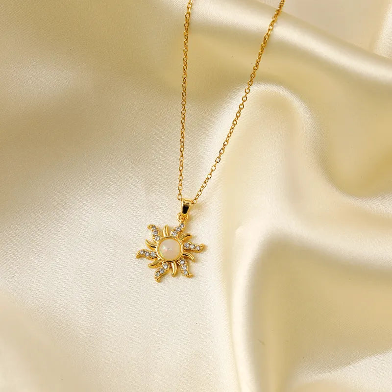Sun Pendant Necklace