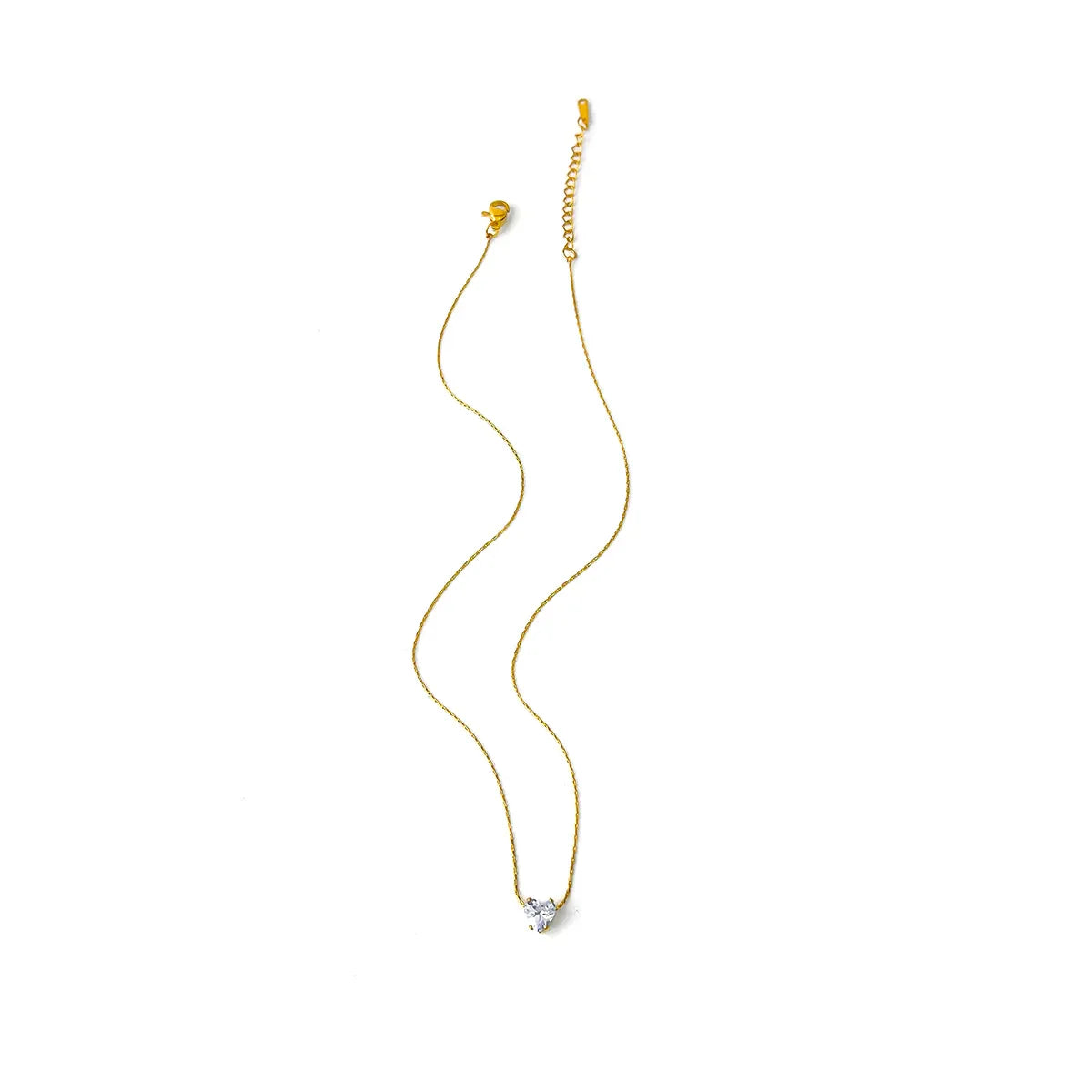 Heart Solitaire Necklace