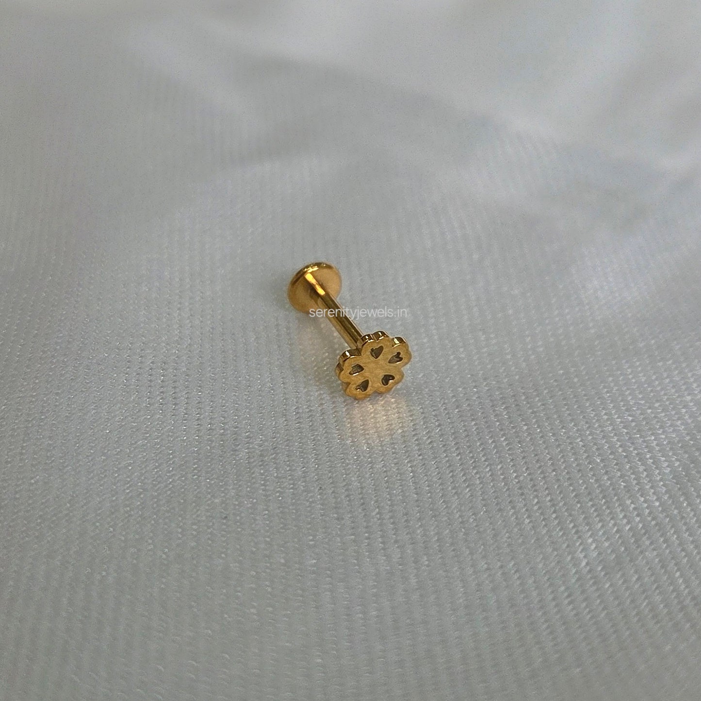 QuinClover Flat Studs - PAIR