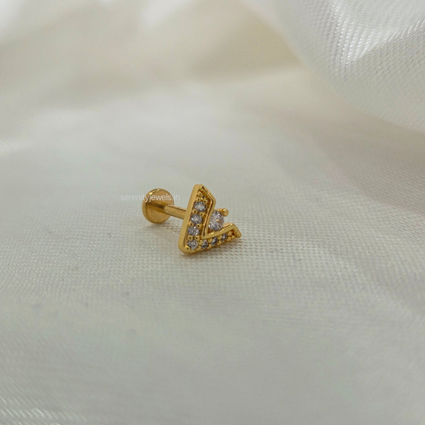 Venya Flat Studs - PAIR
