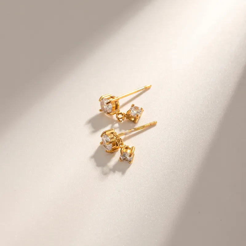 Double Solitaire Drop Studs