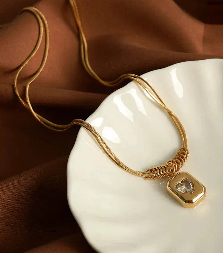 Bridget Heart Pendant Necklace
