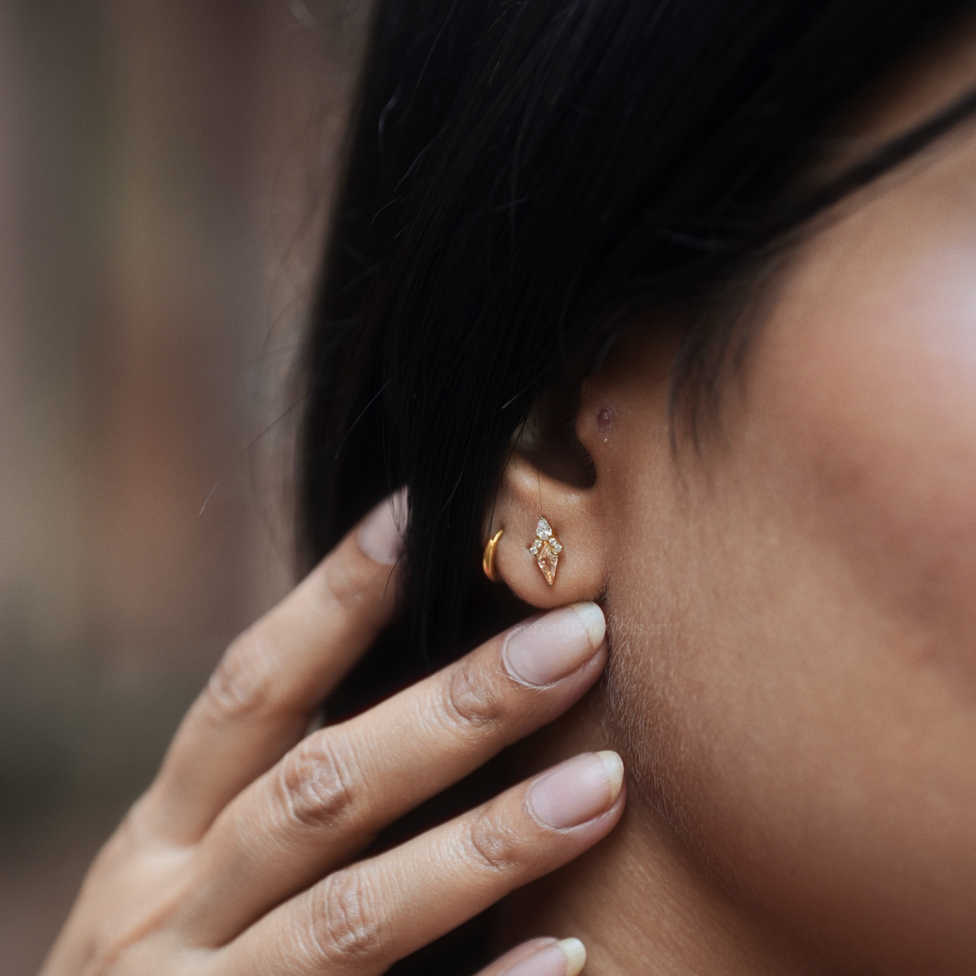 Royal Kite Titanium Flat Studs - PAIR