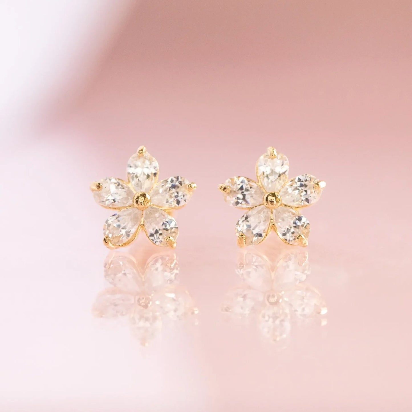 Aster Flower Earrings