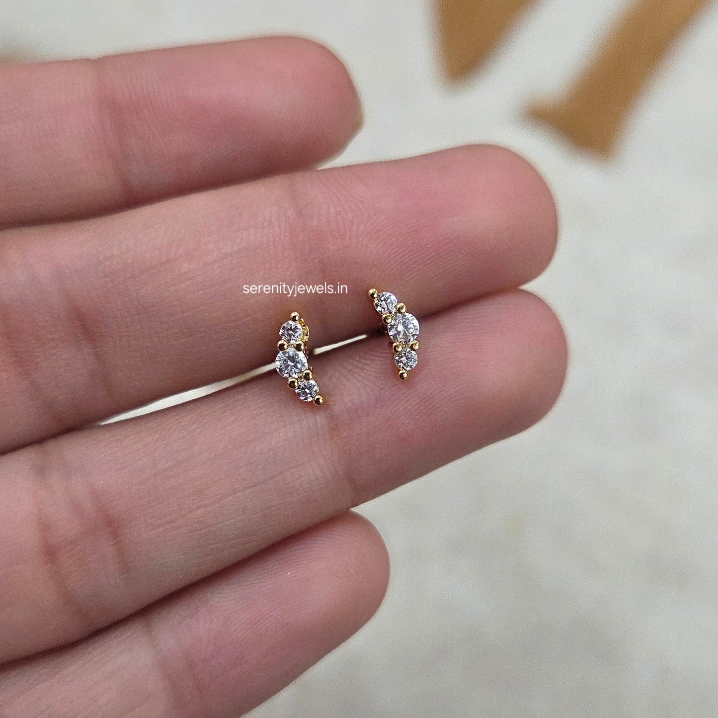 Dainty Dome Studs - Pair