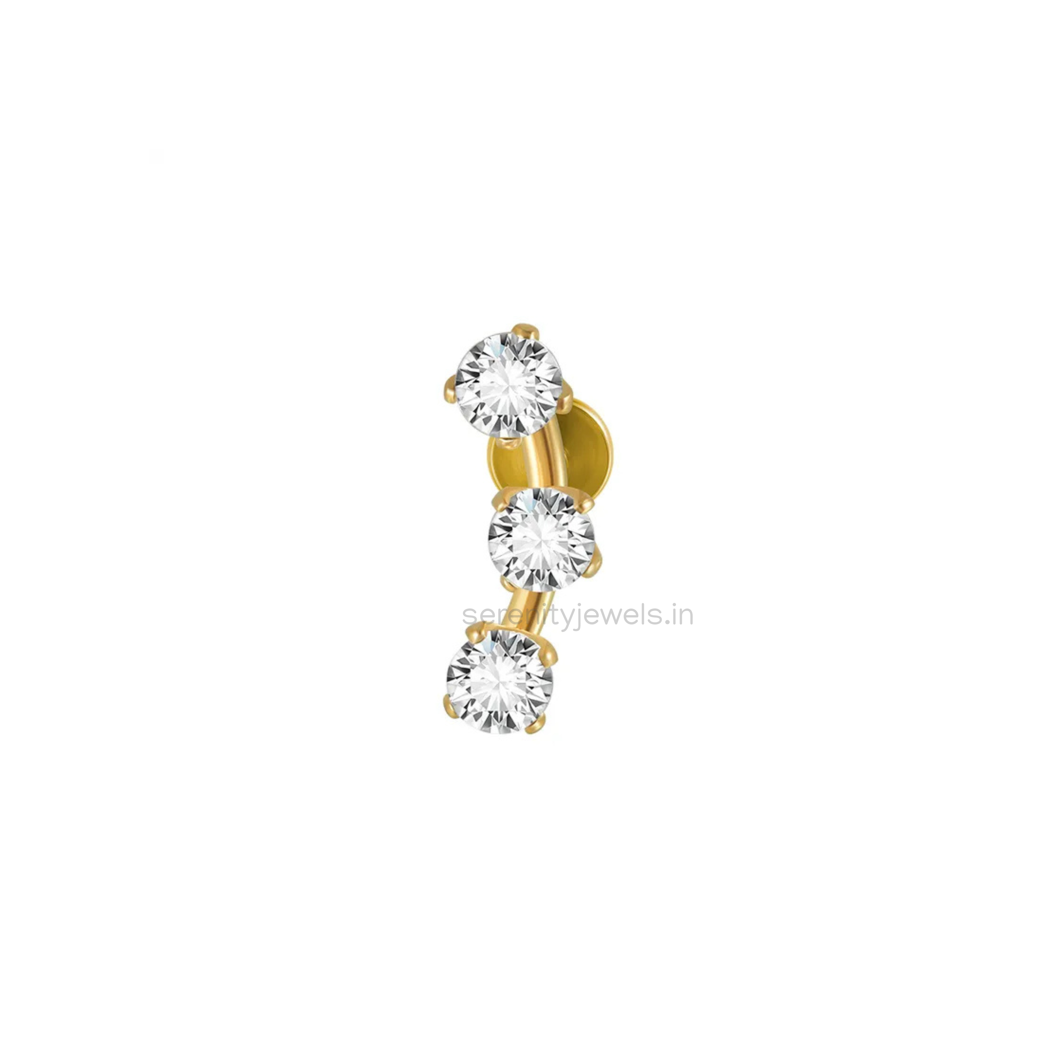 Polaris Flat Studs - PAIR
