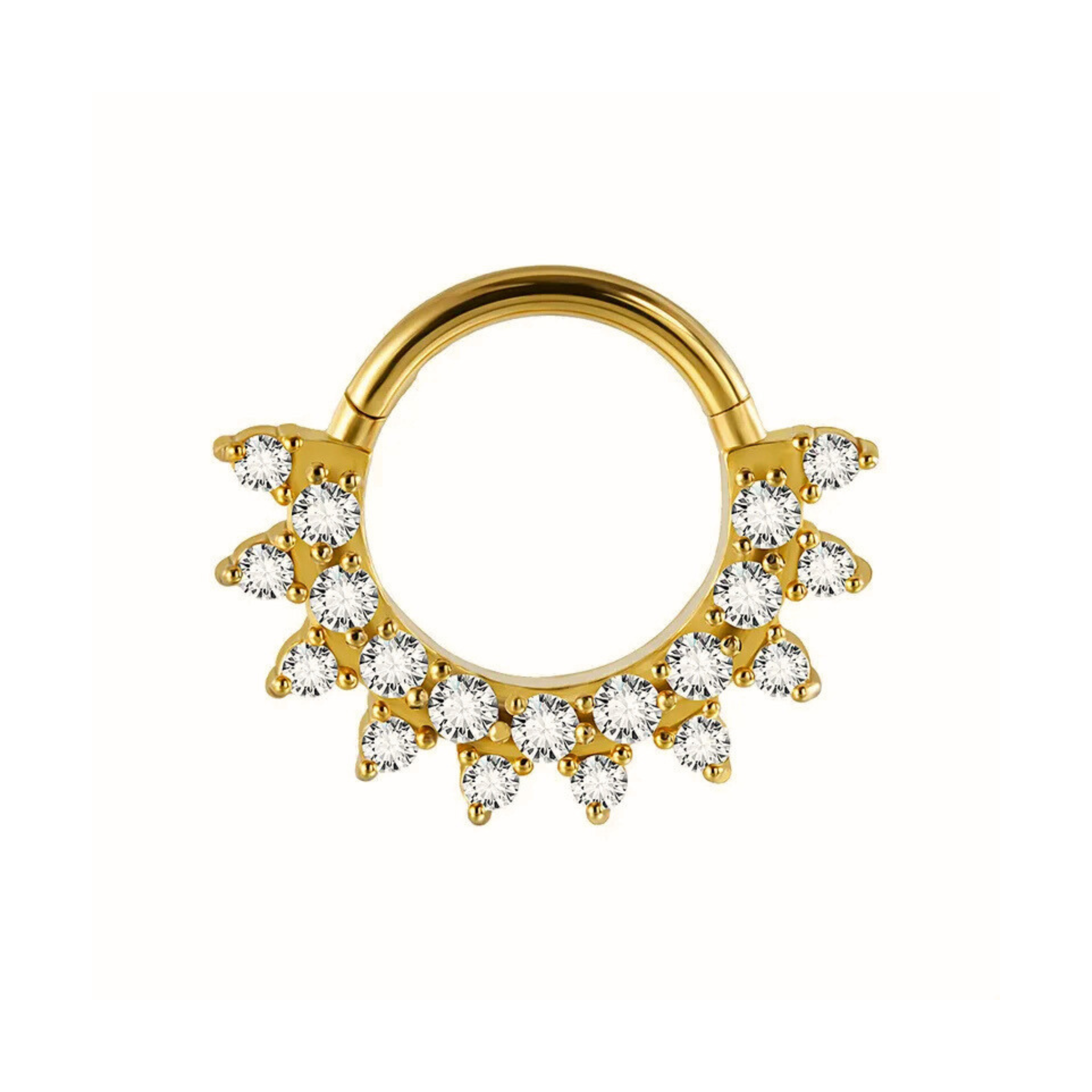 Morning Star Daith Hoop Stud - SINGLE
