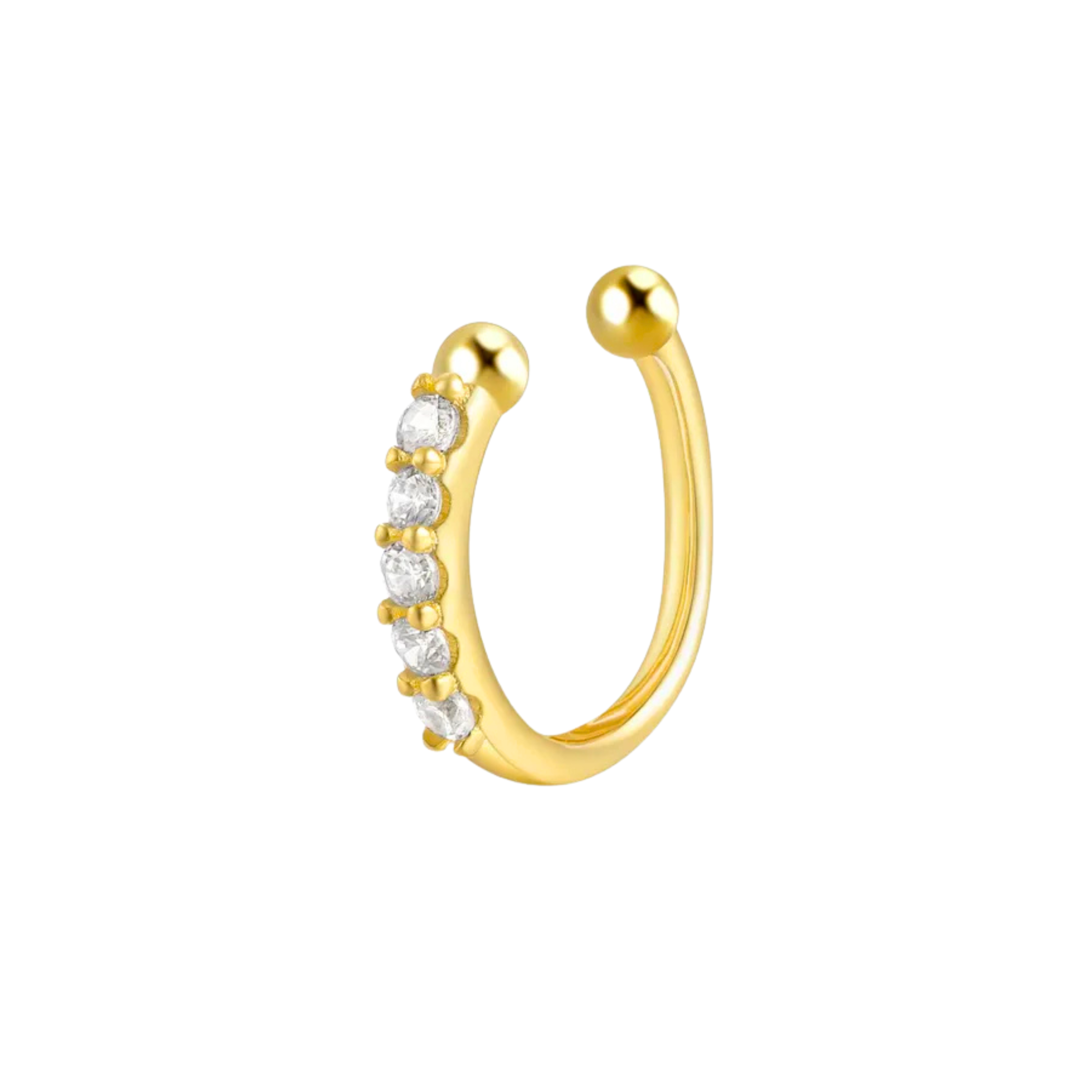 Silver 925 Studded Nose Pin