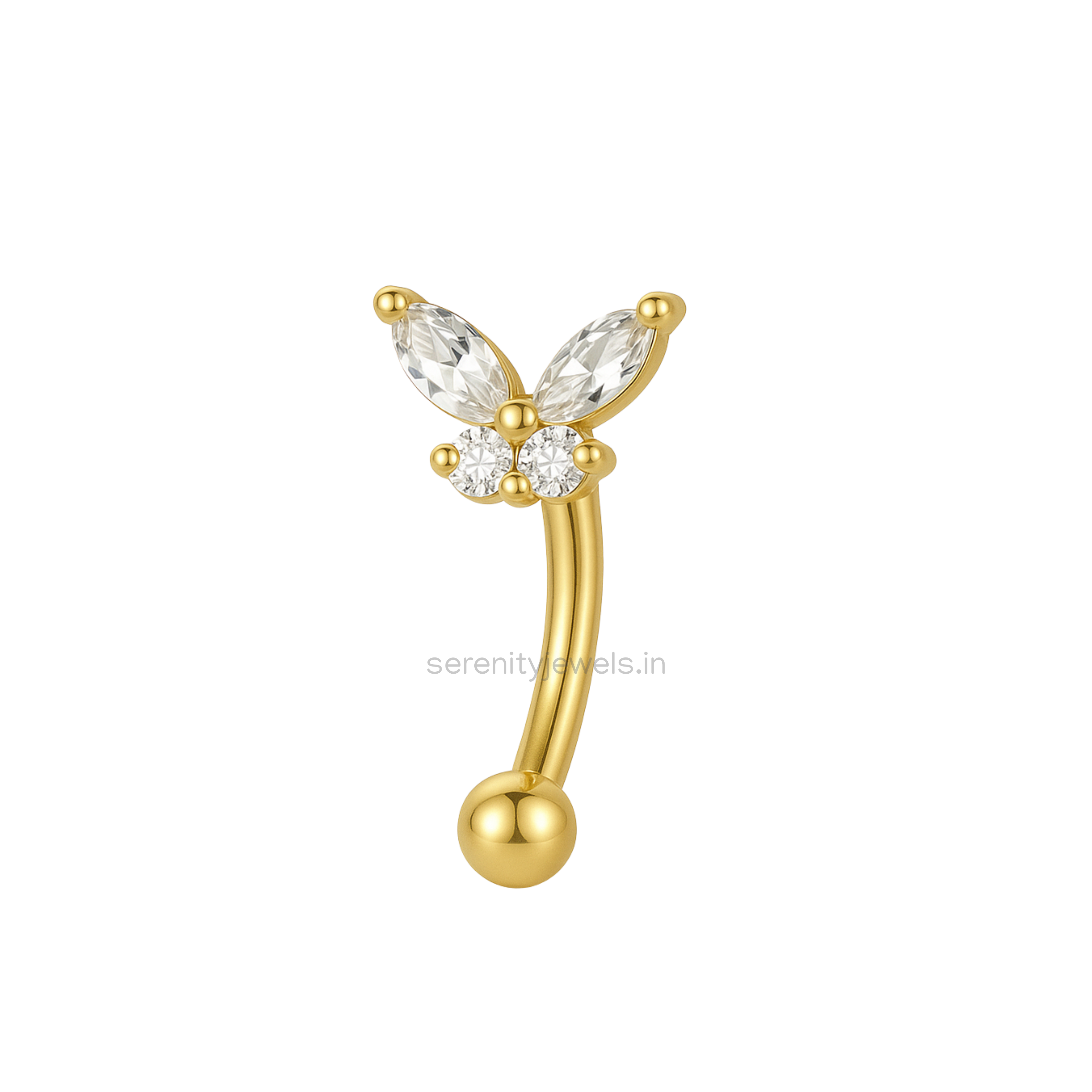 Butterfly Rook Stud - SINGLE
