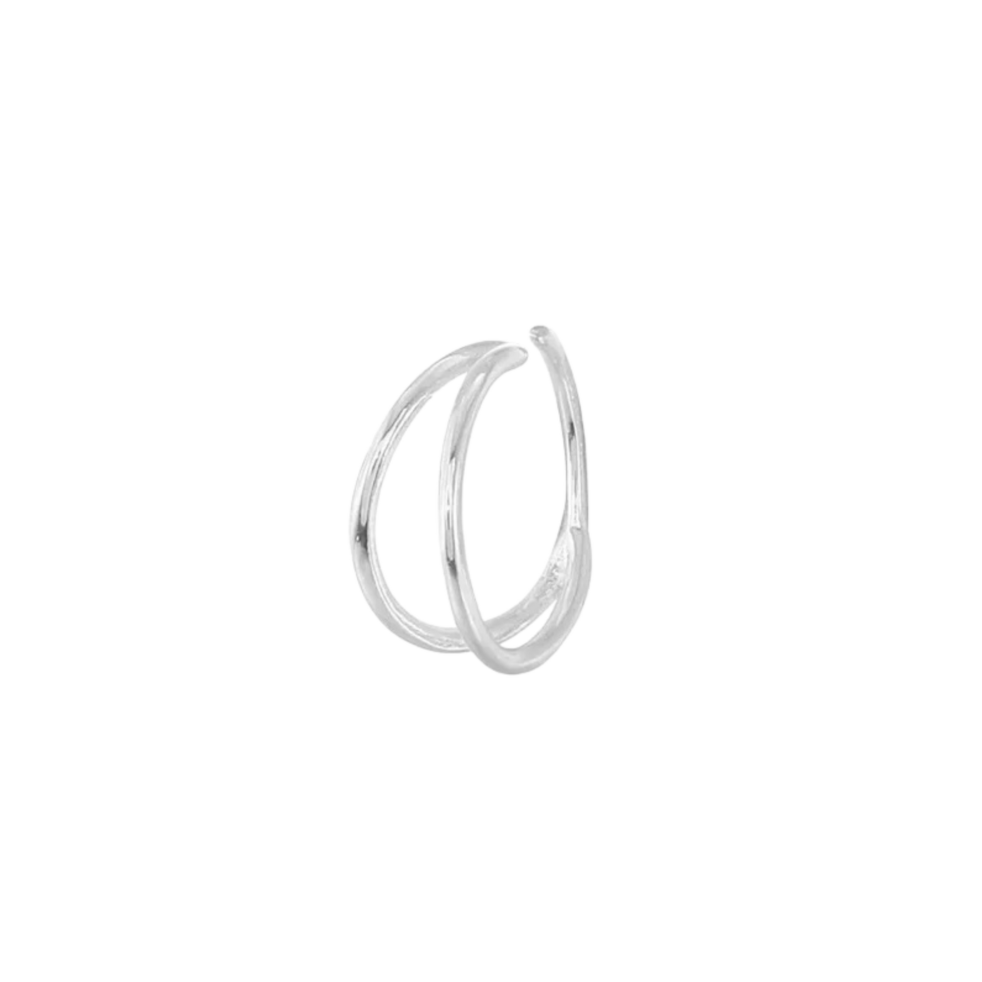 S925 Double Hoop Nose Ring