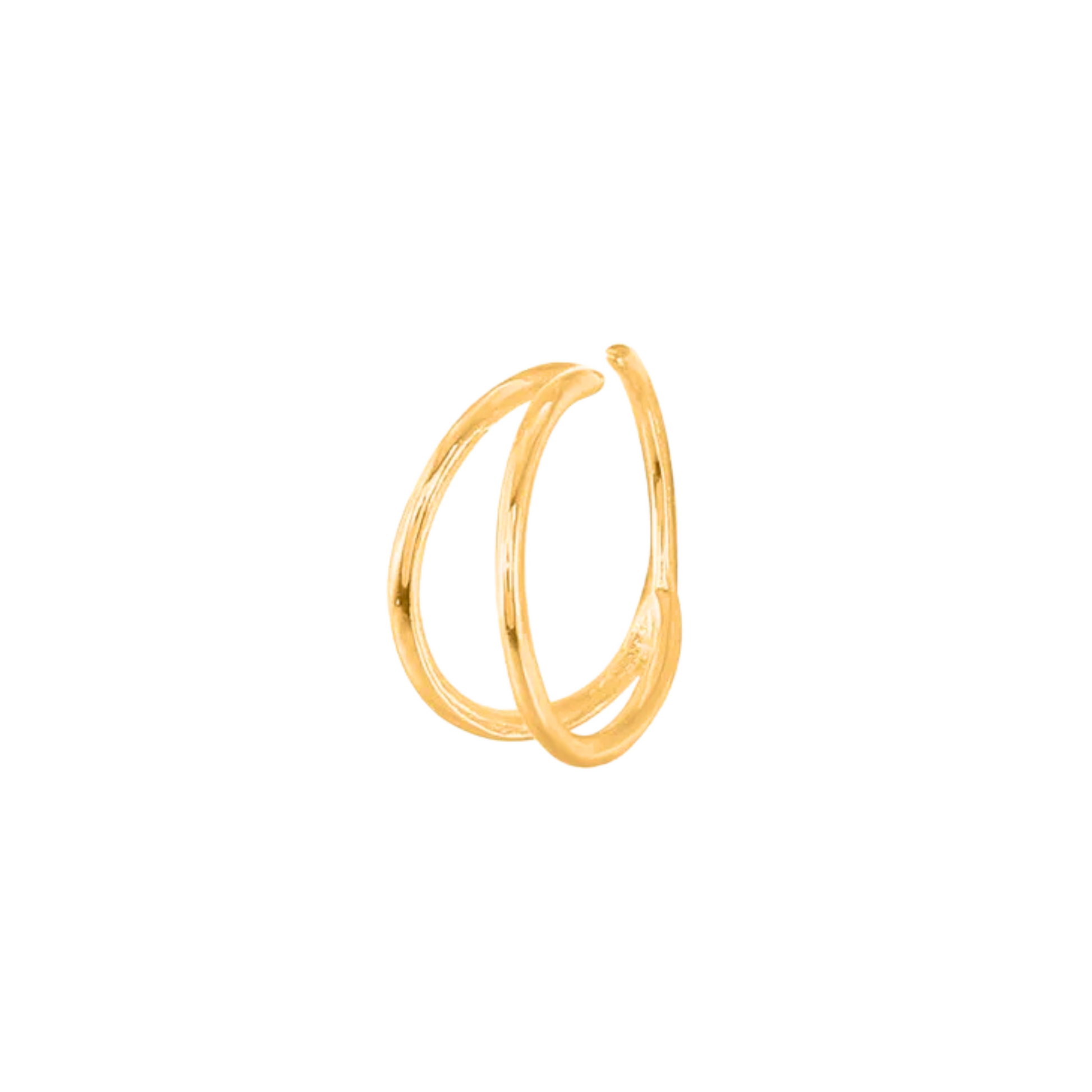 S925 Double Hoop Nose Ring