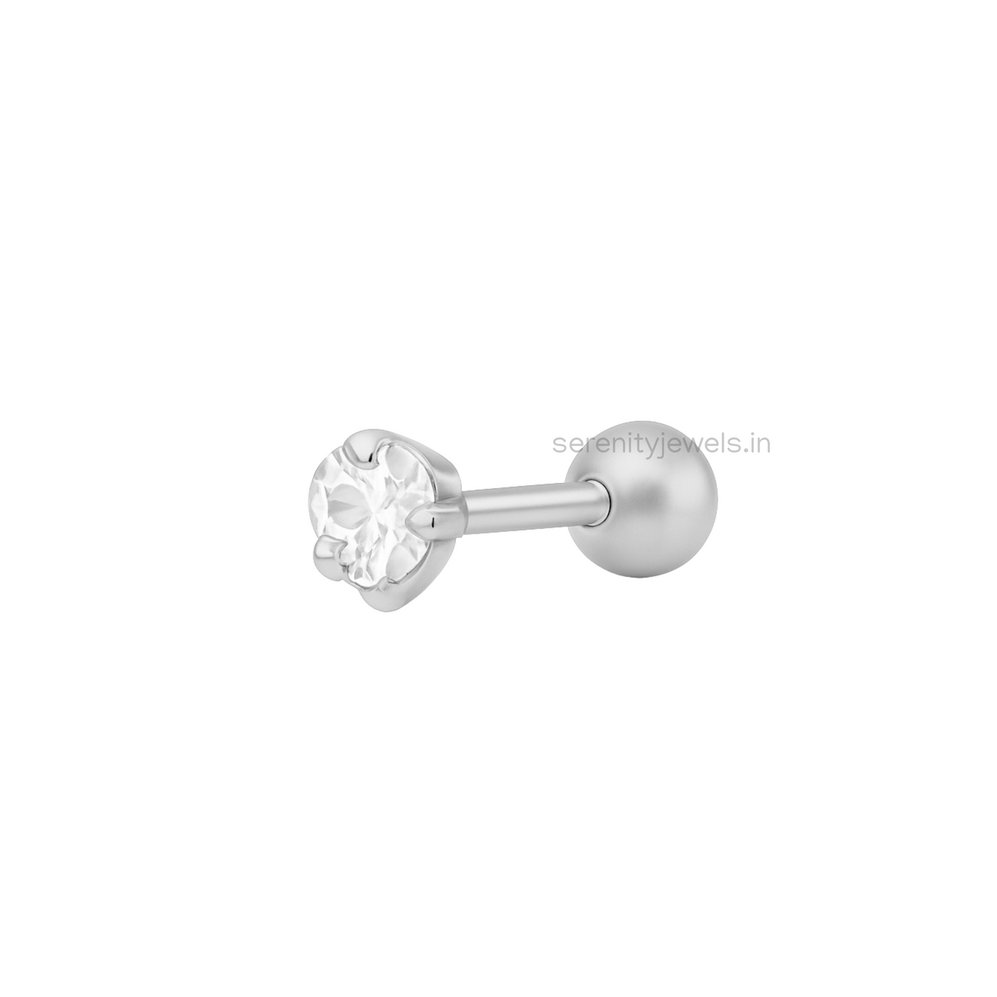 Solitaire studs - Pair