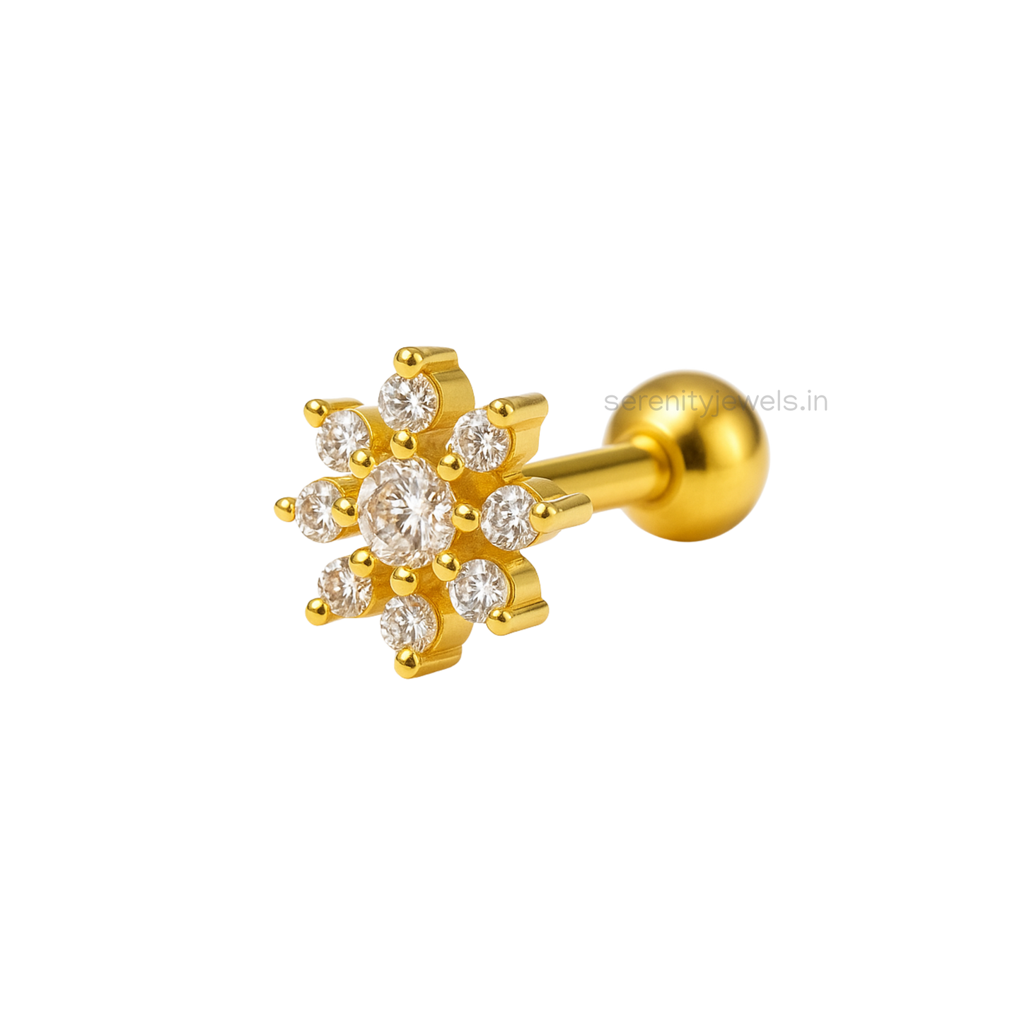 Sunflower studs - Pair