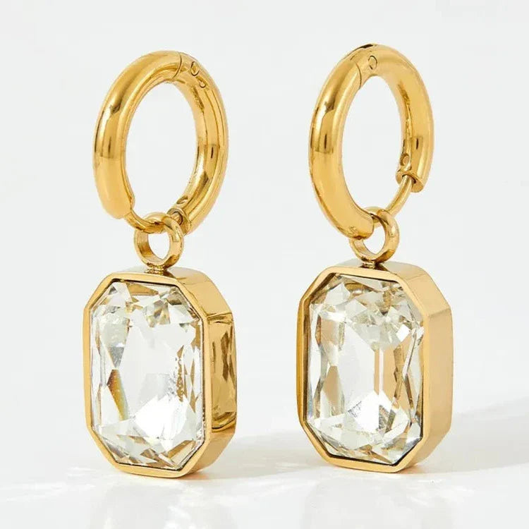 Adaline Diamond Hoops