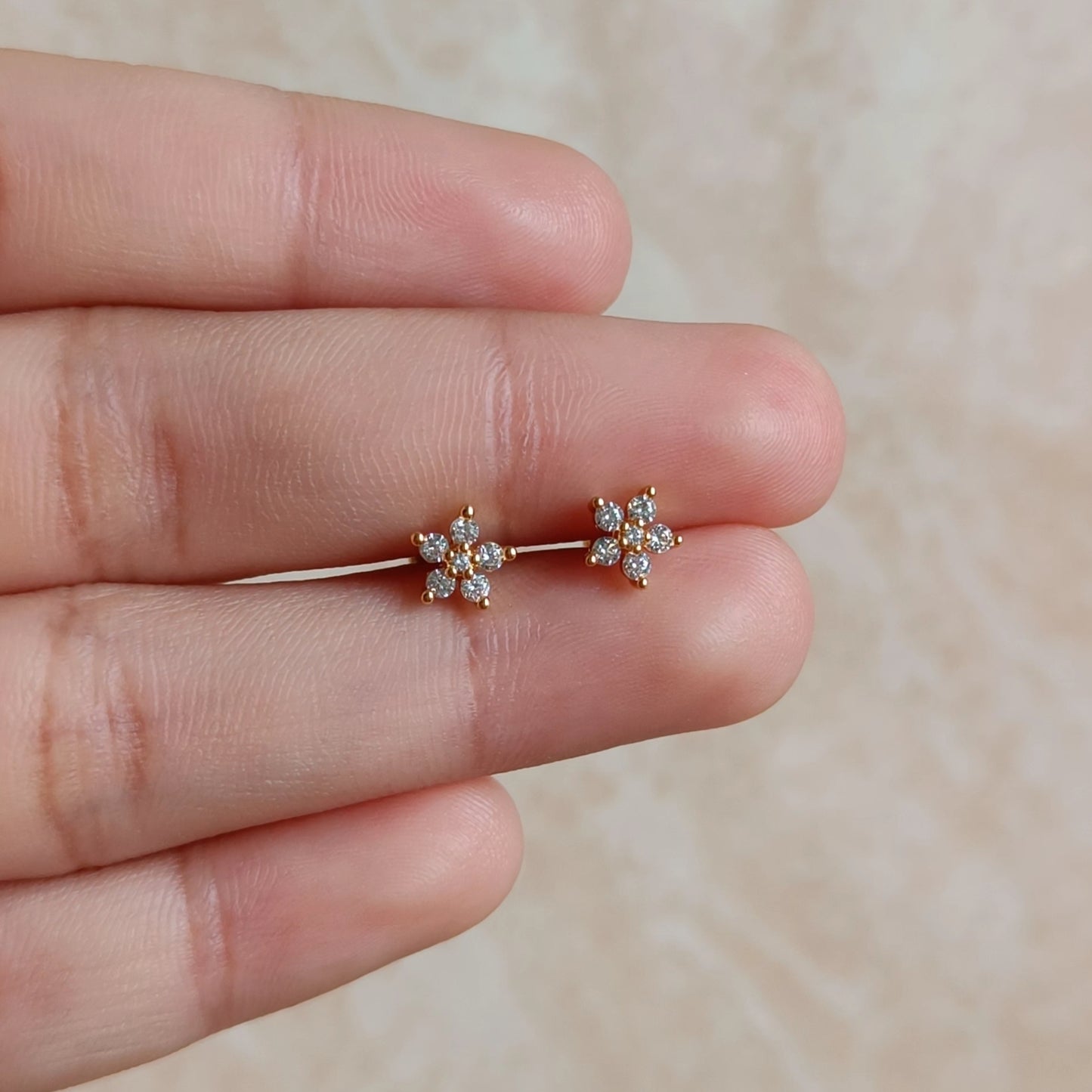 Flower studs - Pair 2 Serenity Jewels
