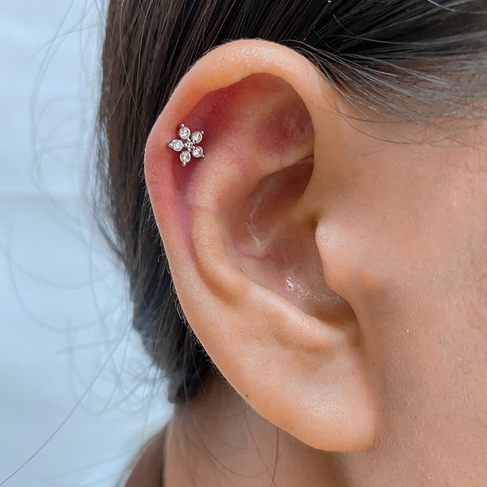 Flower studs - Pair 4 Serenity Jewels