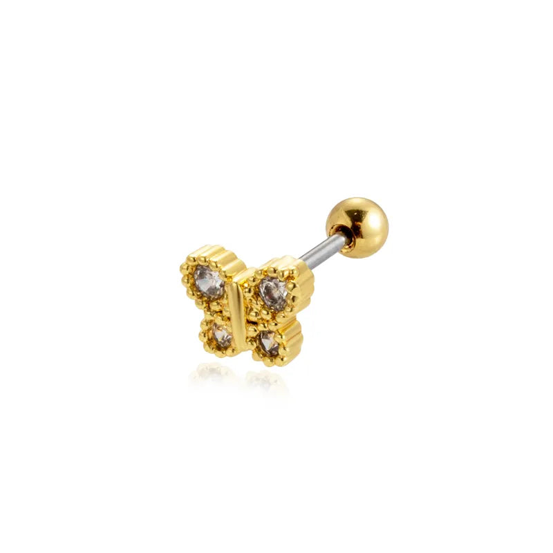 Mini Butterfly Studs - Pair