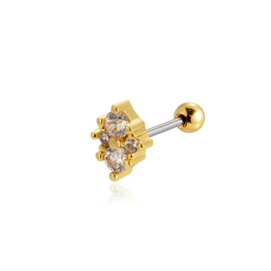 Pear Studs - Pair