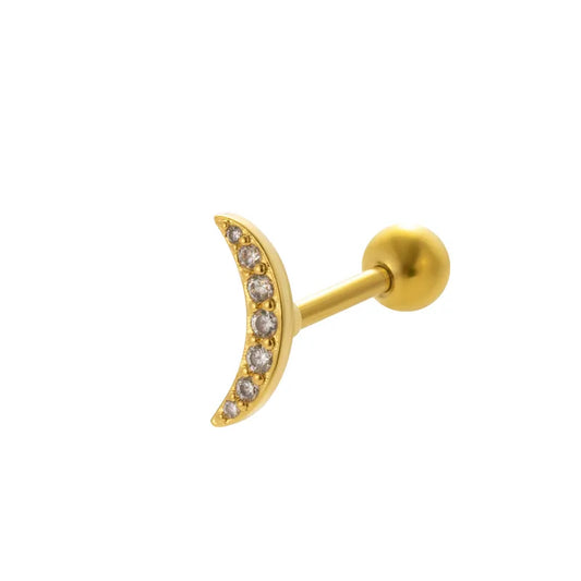 Moon Gaze Studs - Pair