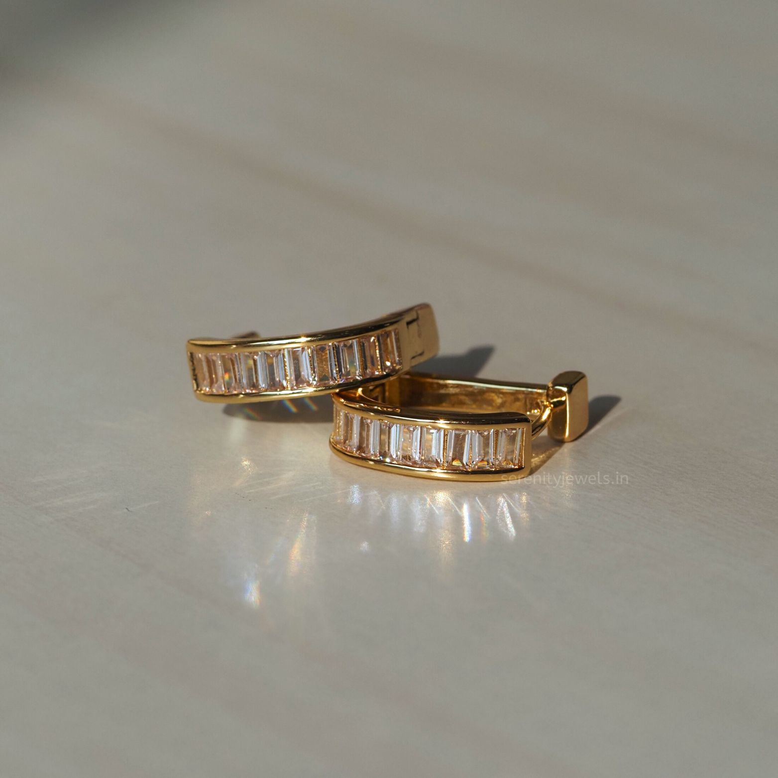 Crystalin Hoops - PAIR