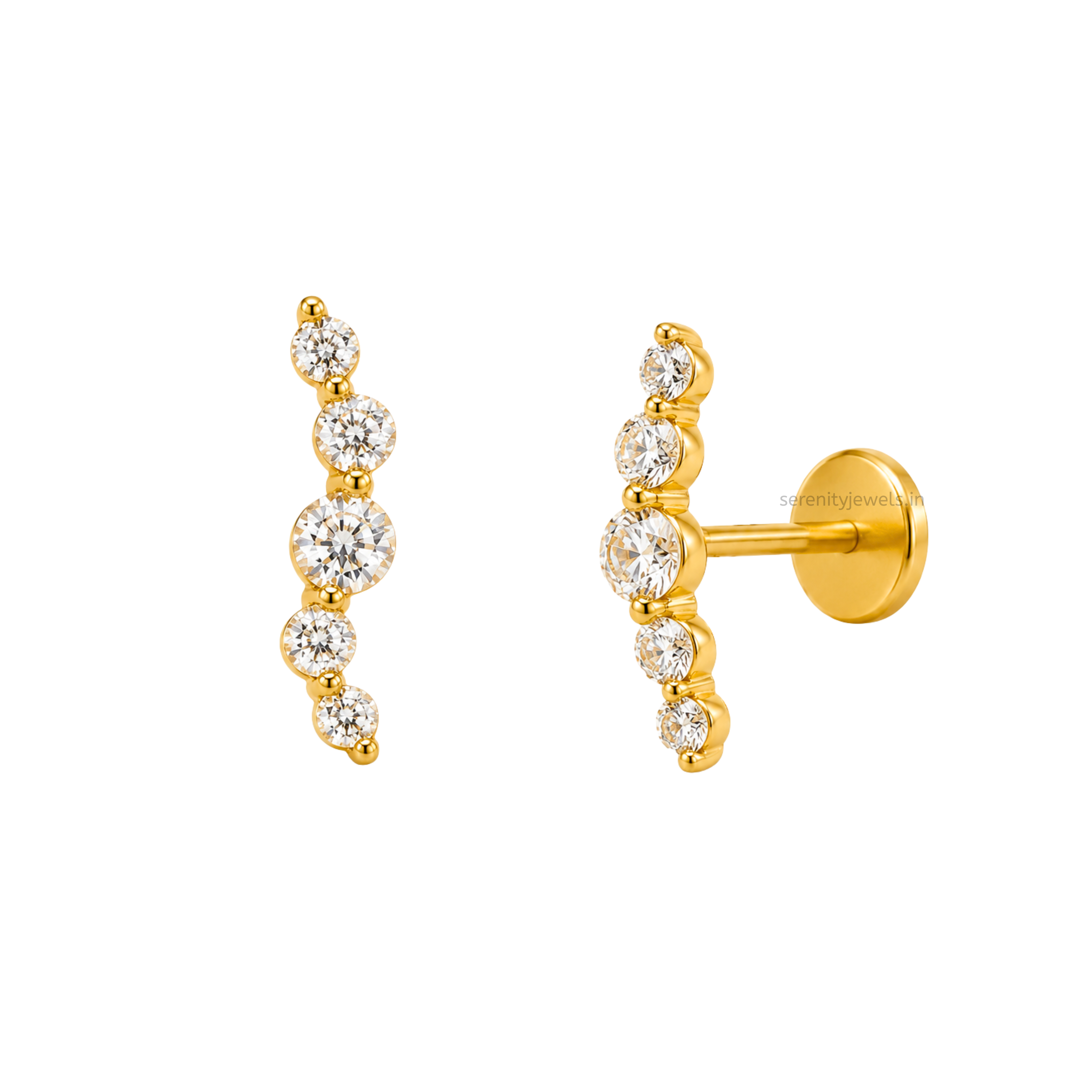Caraxes Flat Studs - PAIR