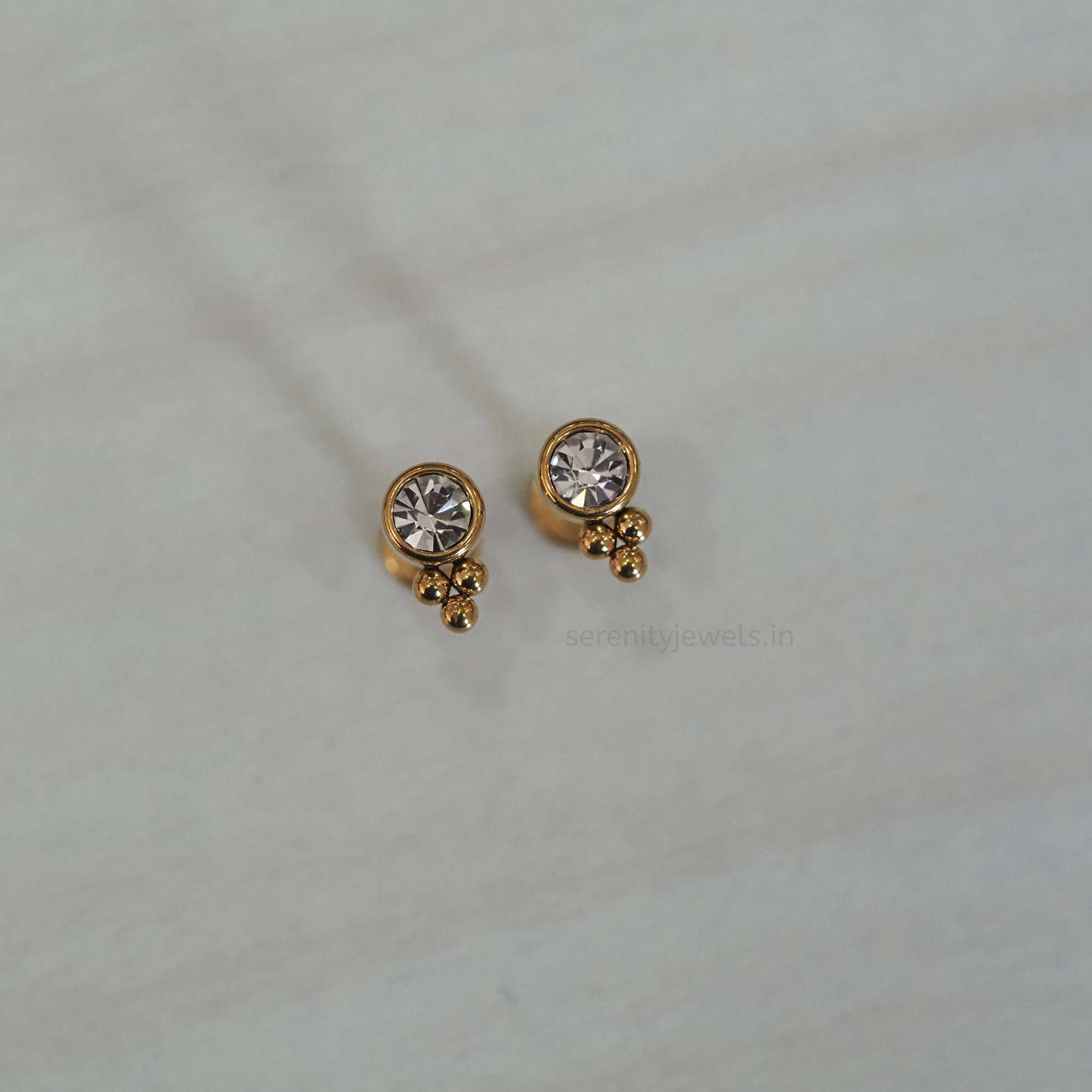 XL Pixie Drop Flat Studs - PAIR