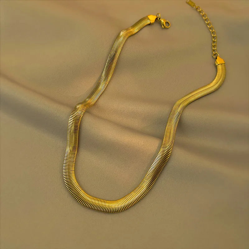 Chunky Herringbone Necklace