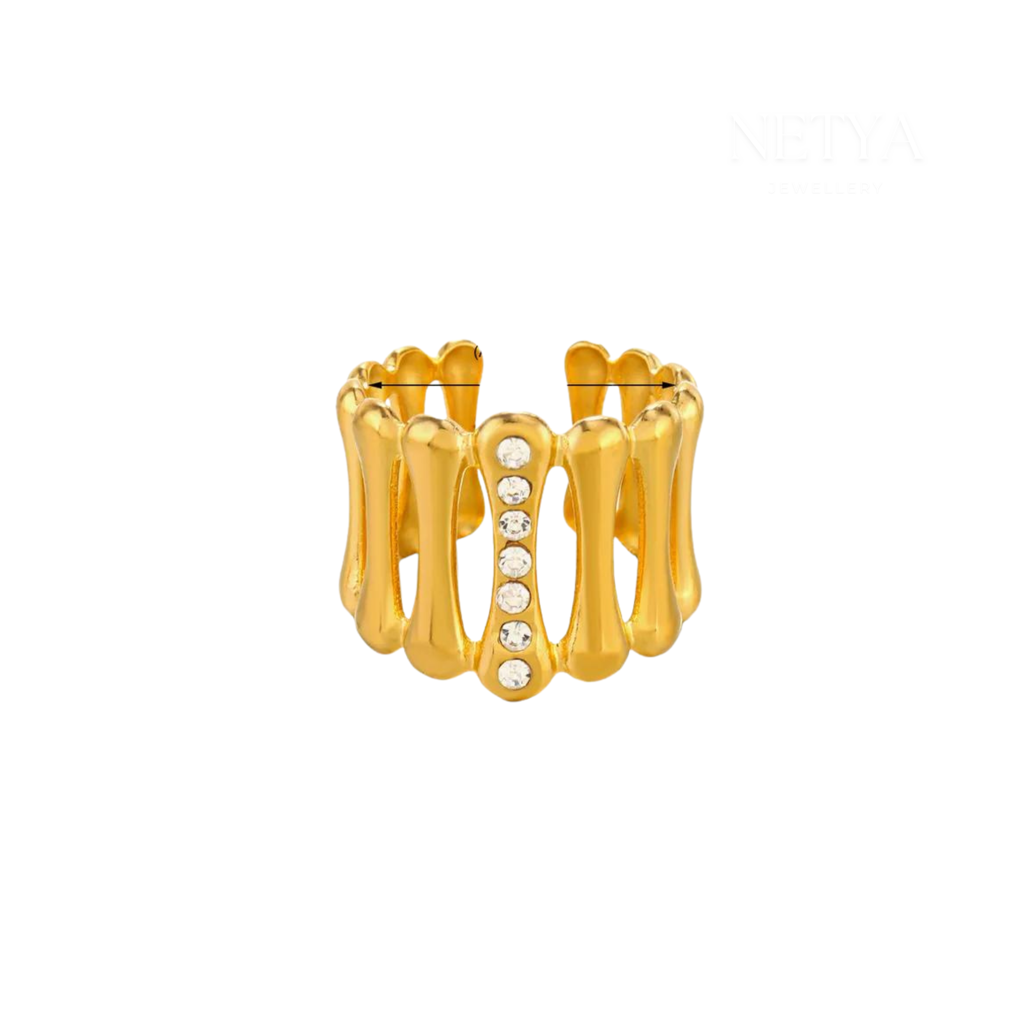 Crown Open Ring