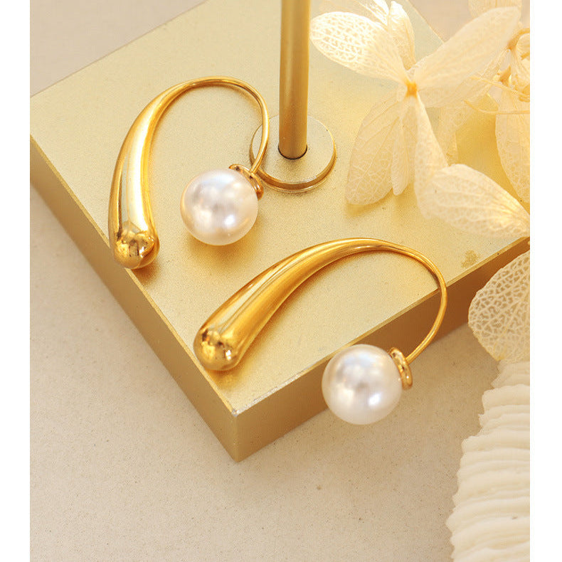 Bell Pearl Earrings