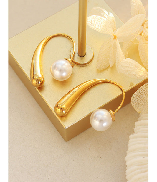 Bell Pearl Earrings