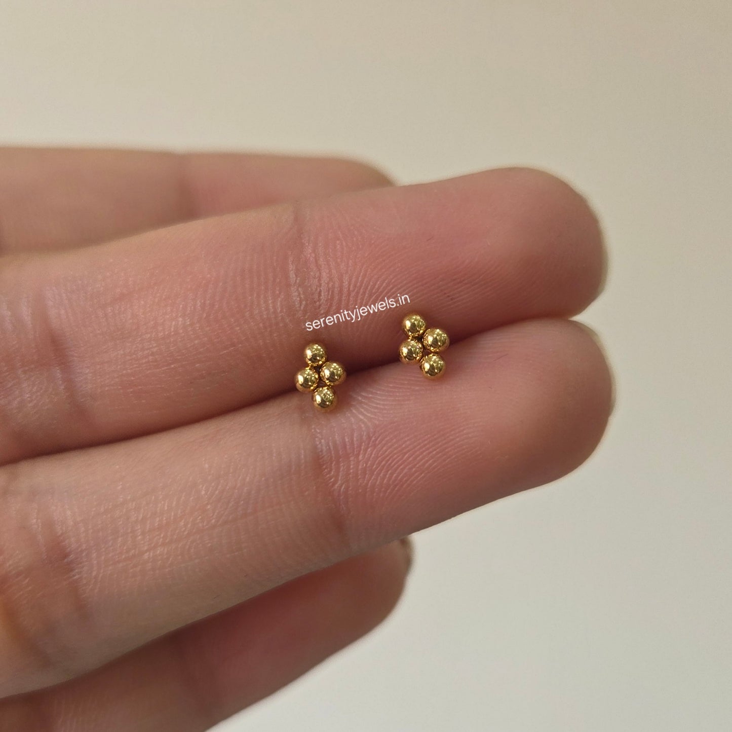 Four Dots Studs - PAIR