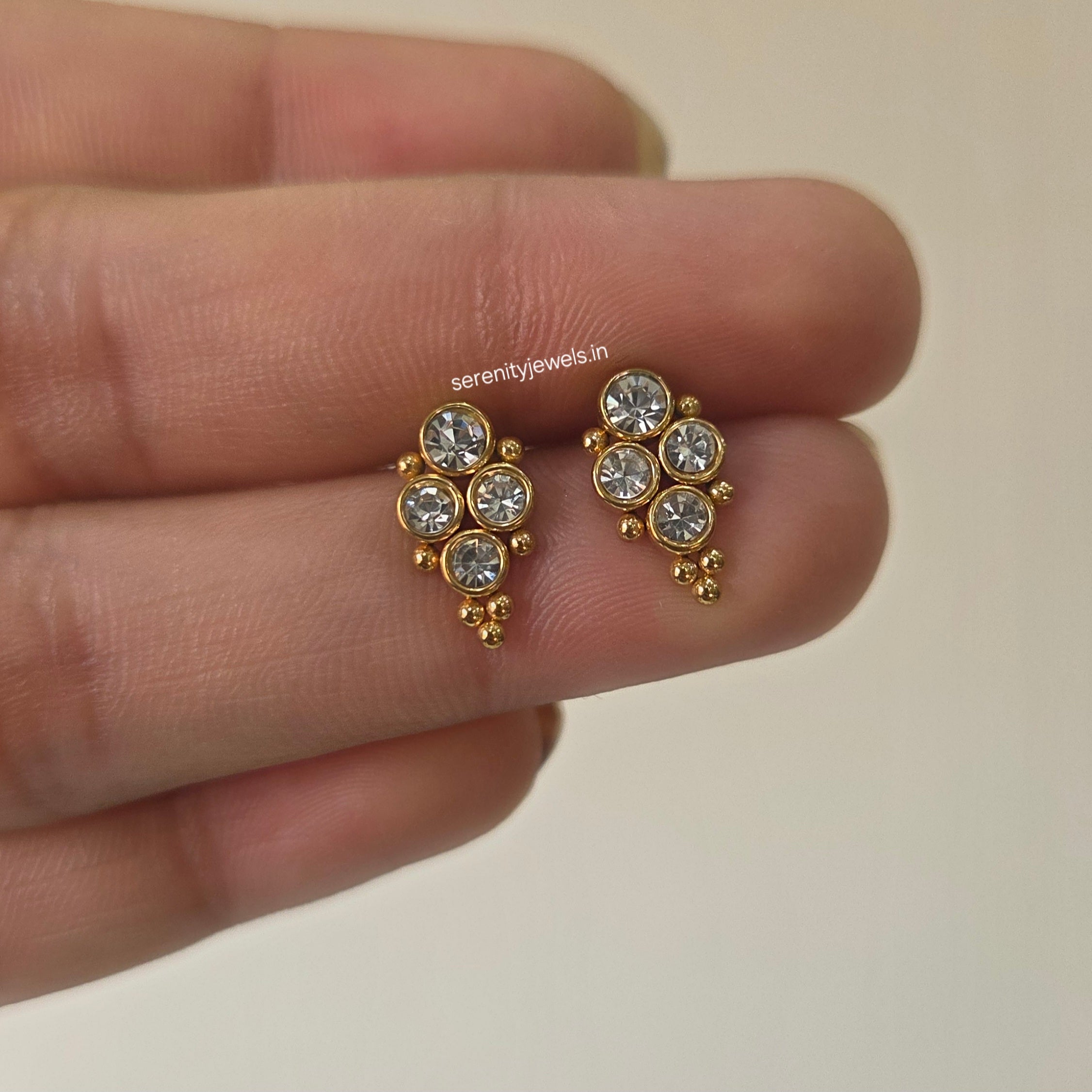 Skyflare Flat Studs - PAIR