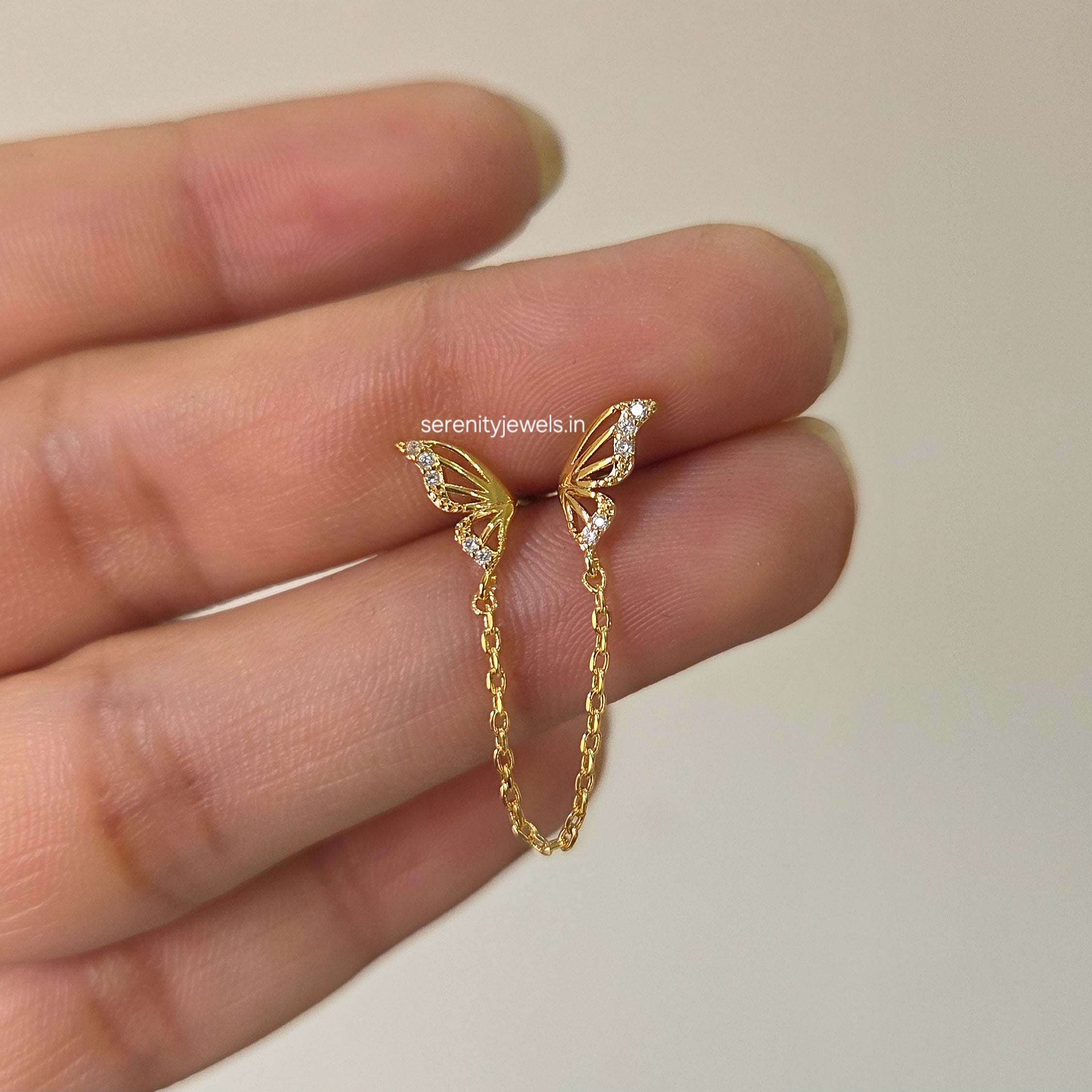Butterflywing Chain Studs - Single