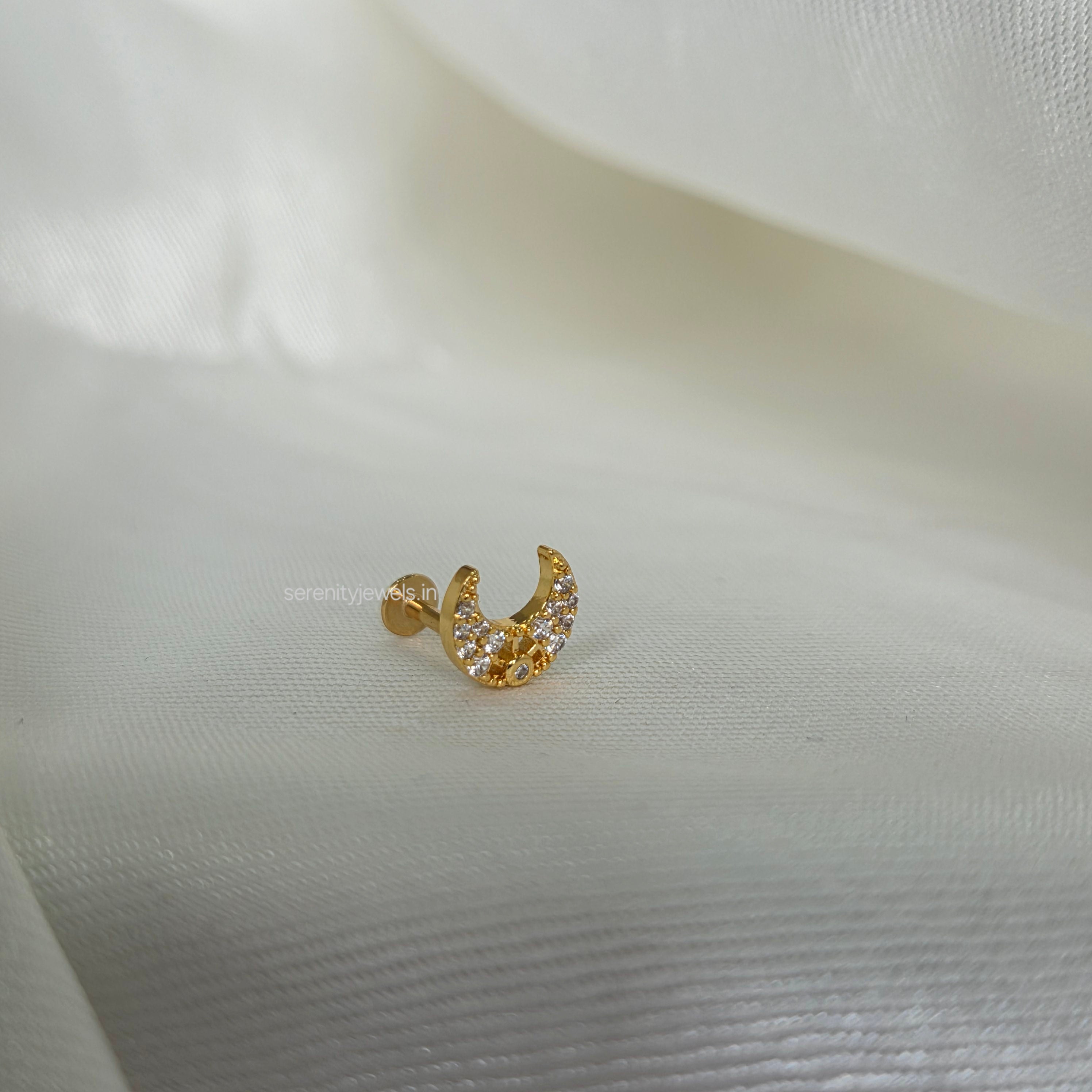 Eclipse Muse Flat Studs - PAIR