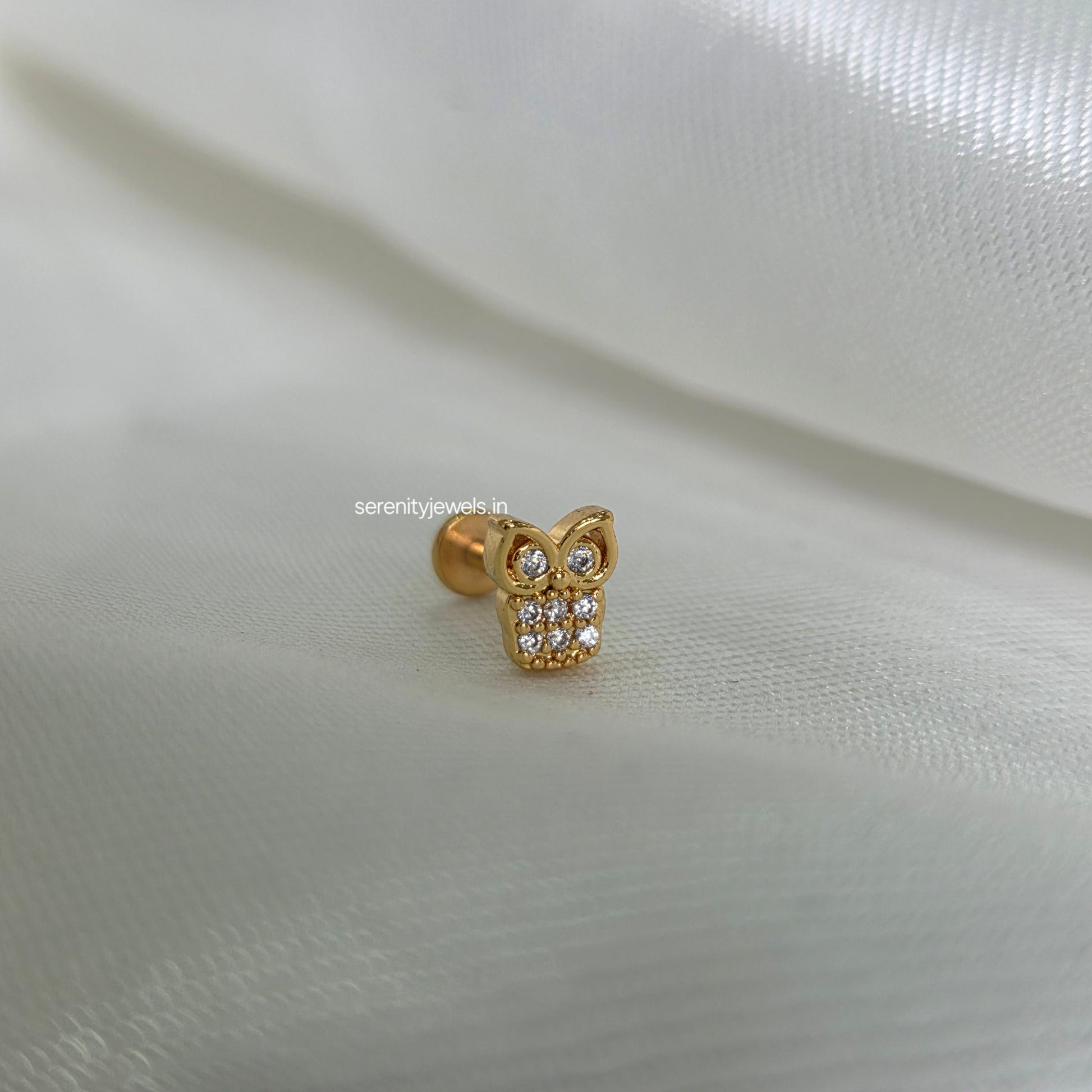 Hoot Flat Studs - PAIR