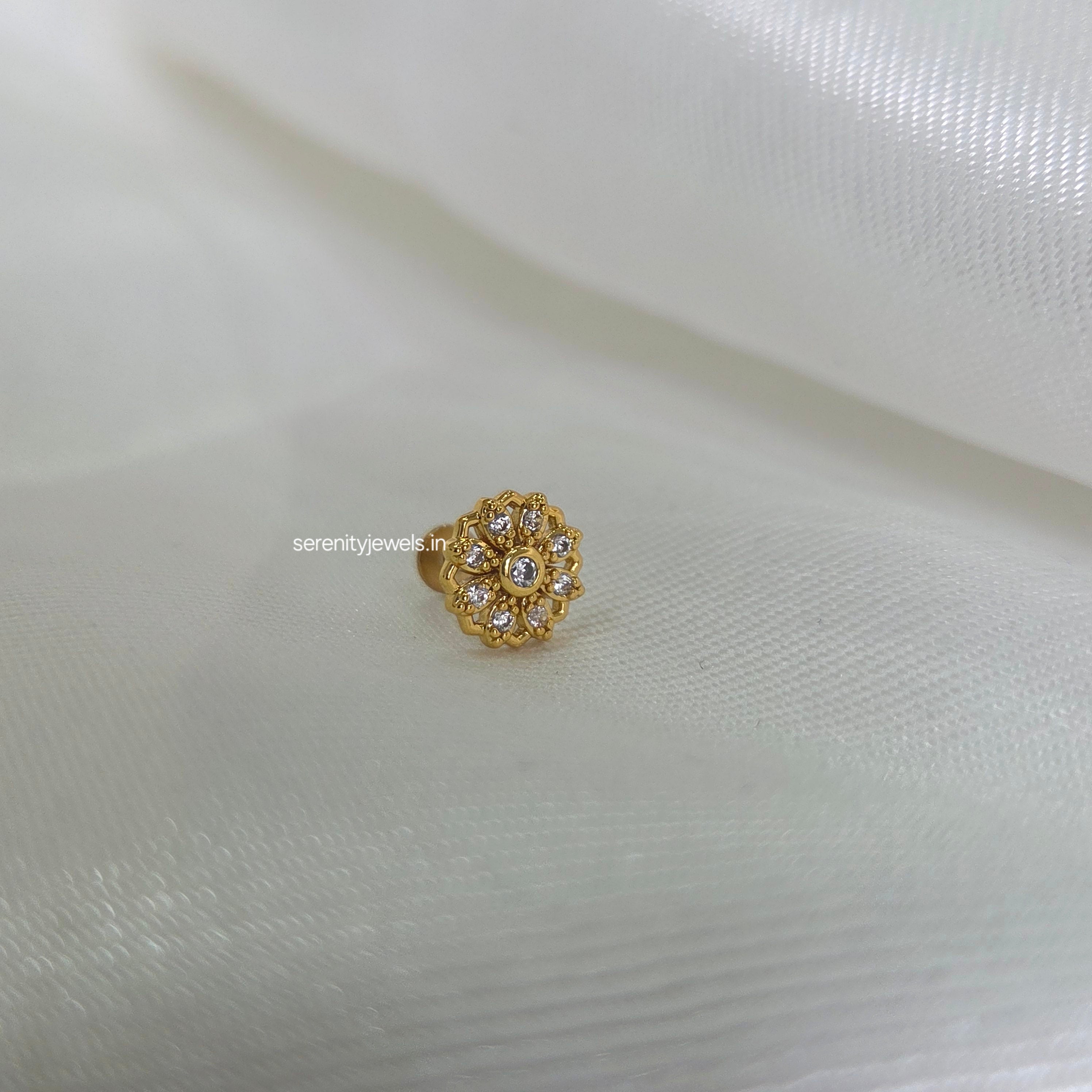 Mariegold Flat Studs - PAIR