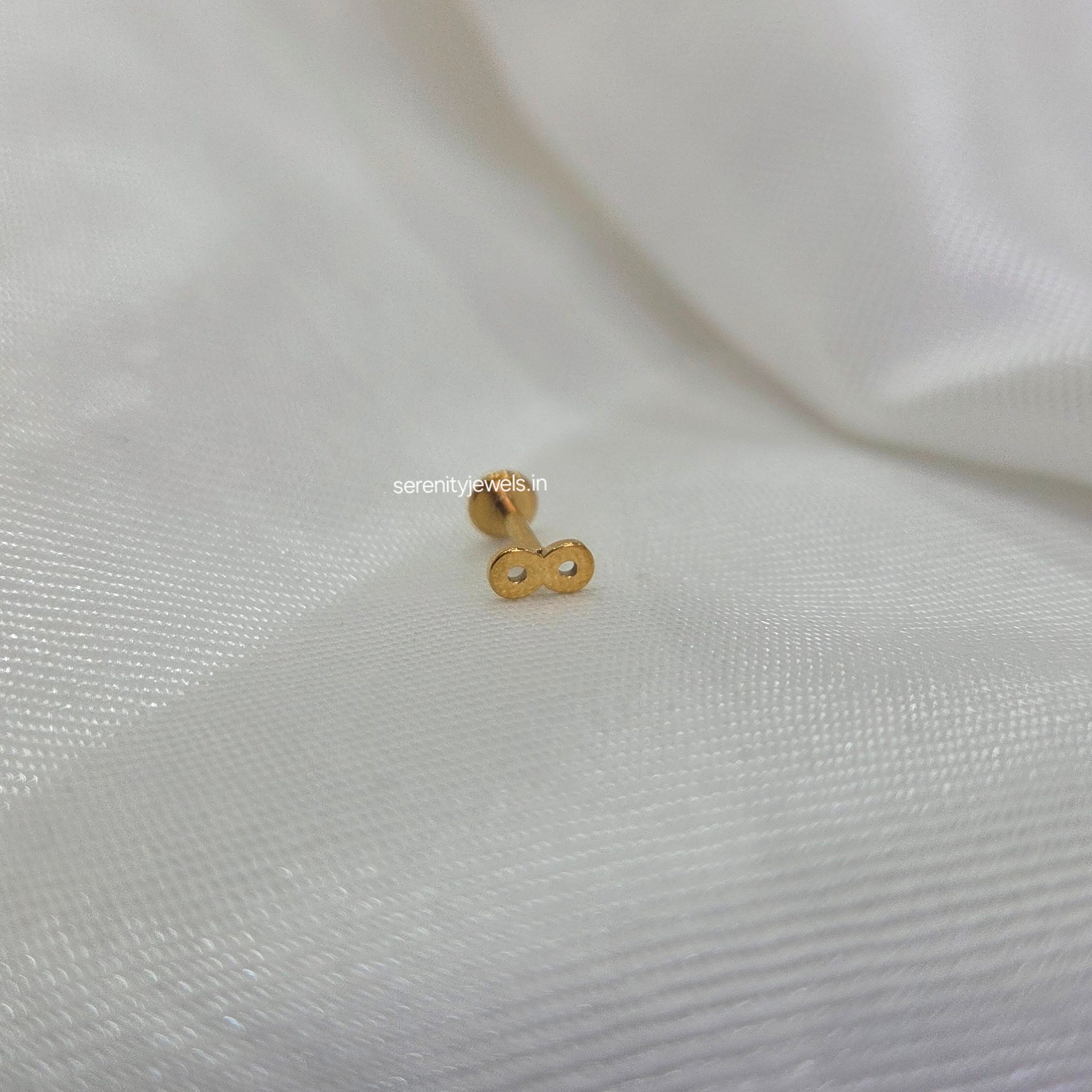 Infinity Flat Studs - PAIR