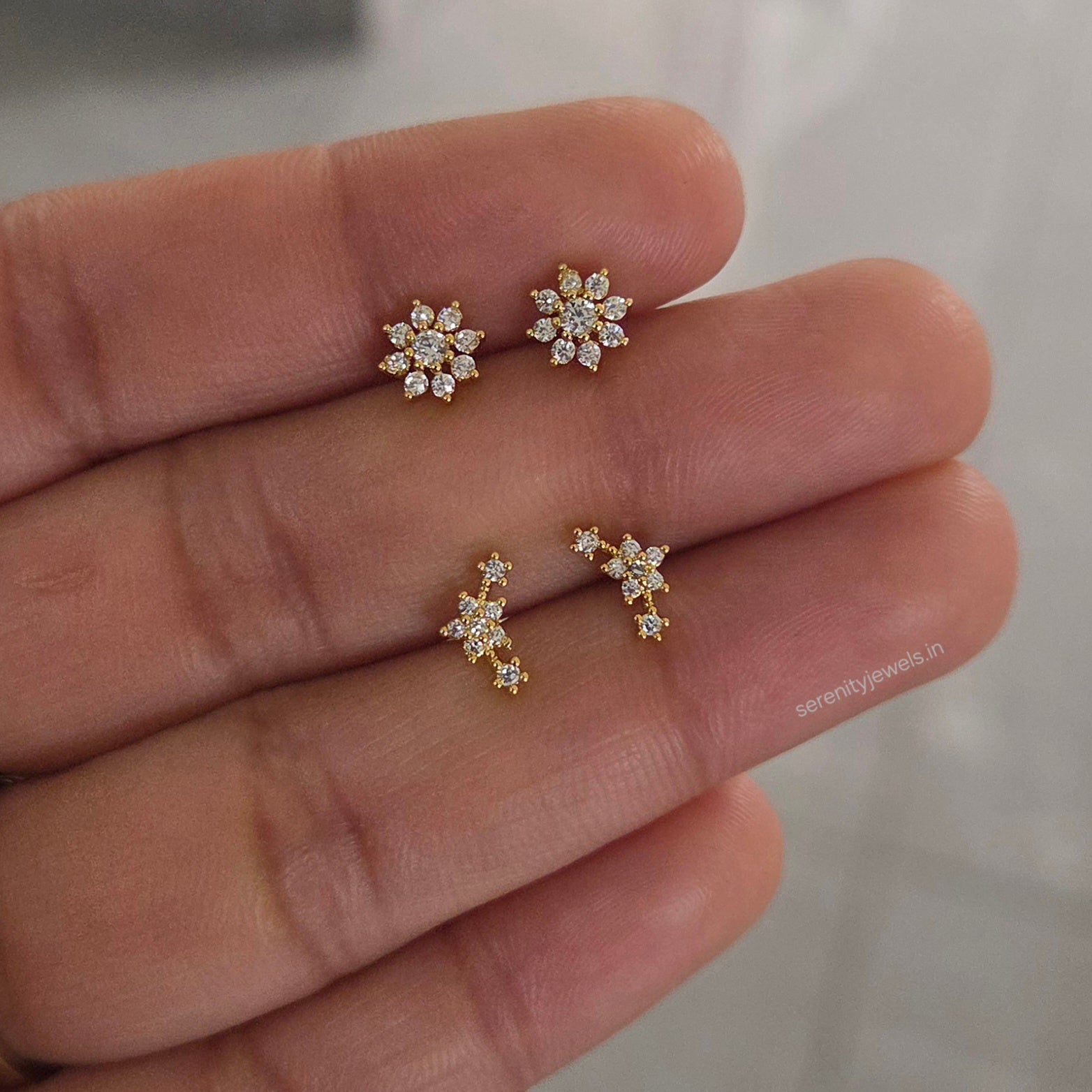 Cynthia + Sunflower Studs Combo