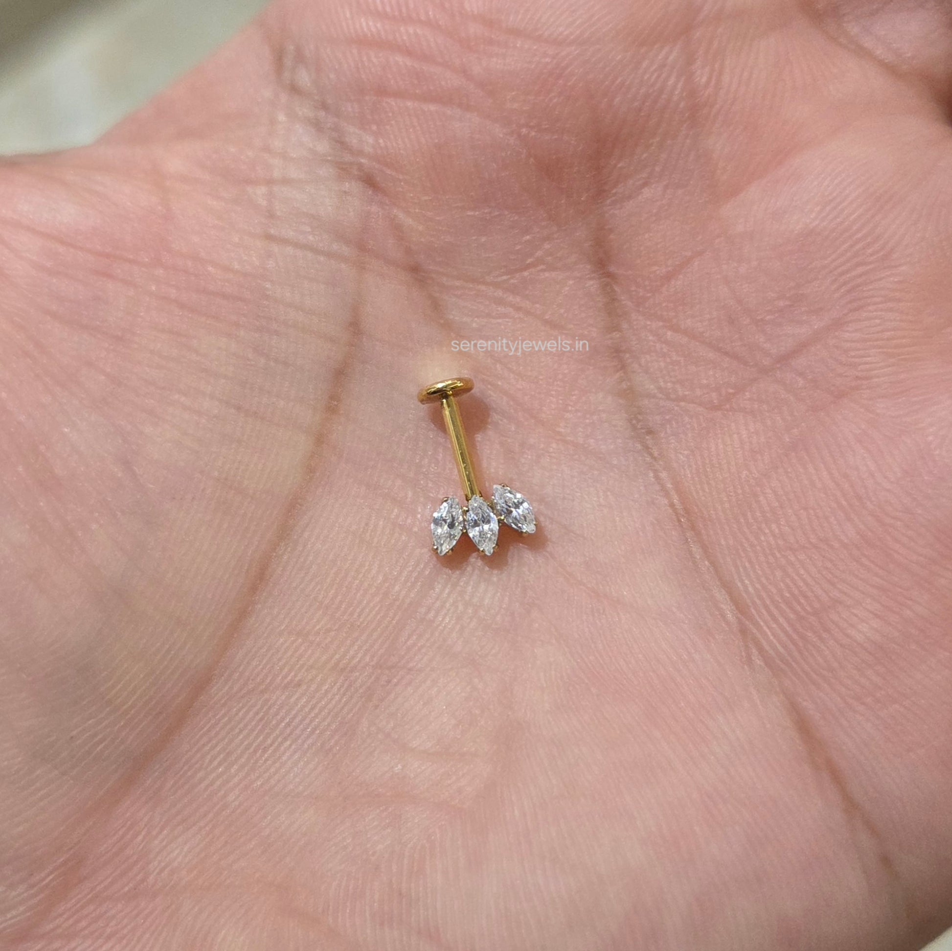 Fleur Titanium Bugadi Stud - SINGLE