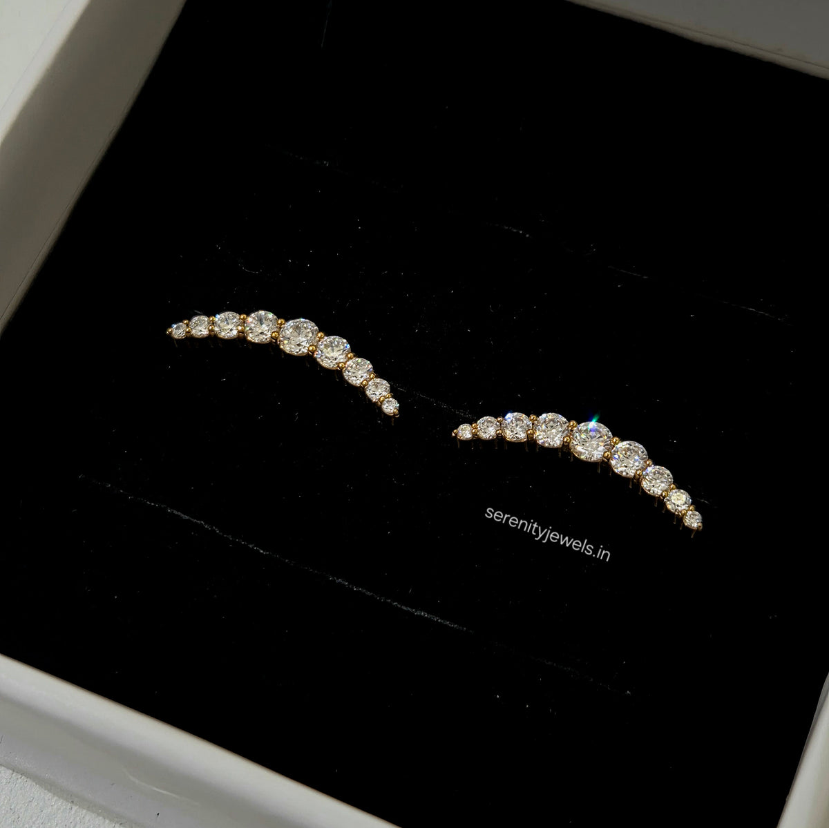 Starbust Flat Studs - PAIR