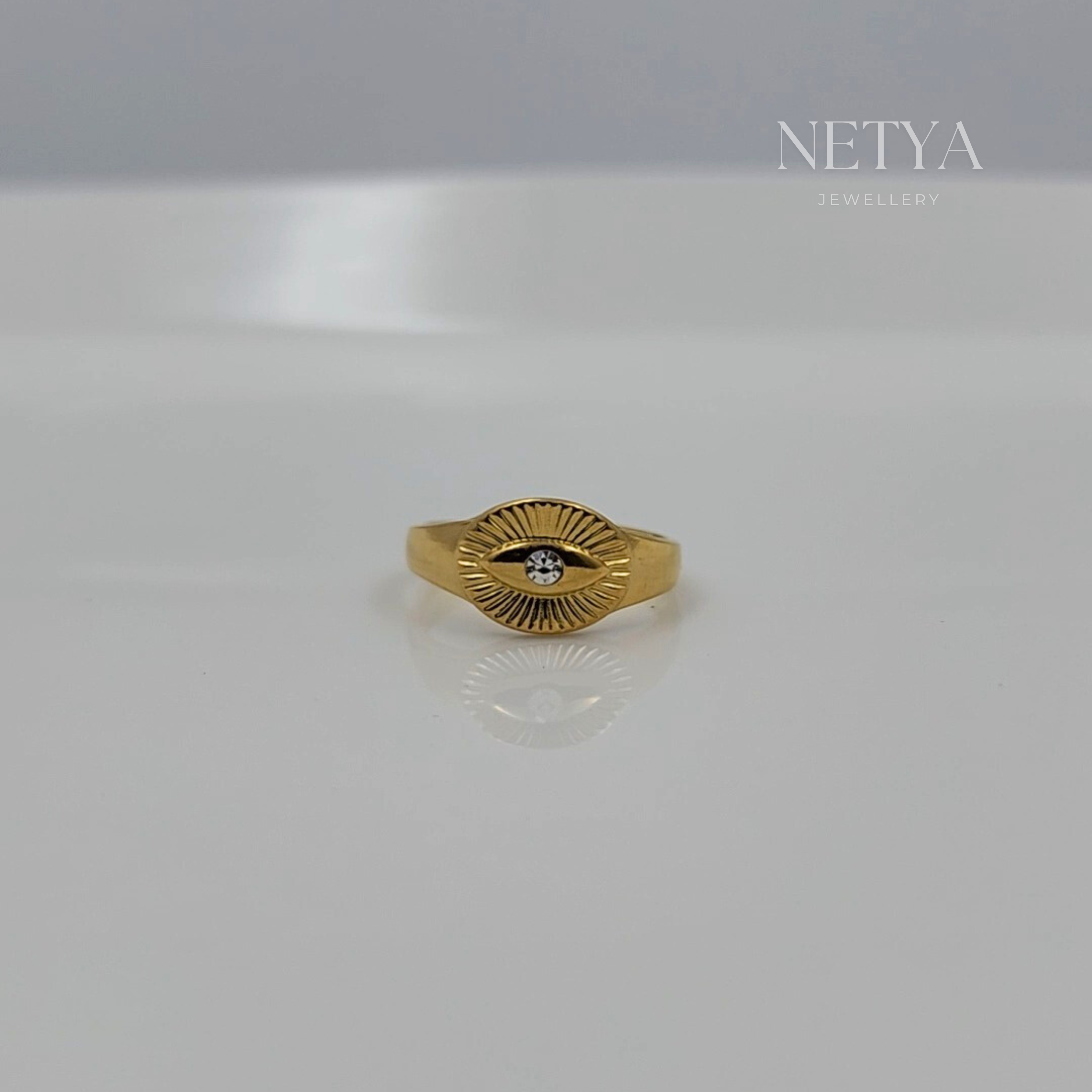 Evil Eye Open Ring