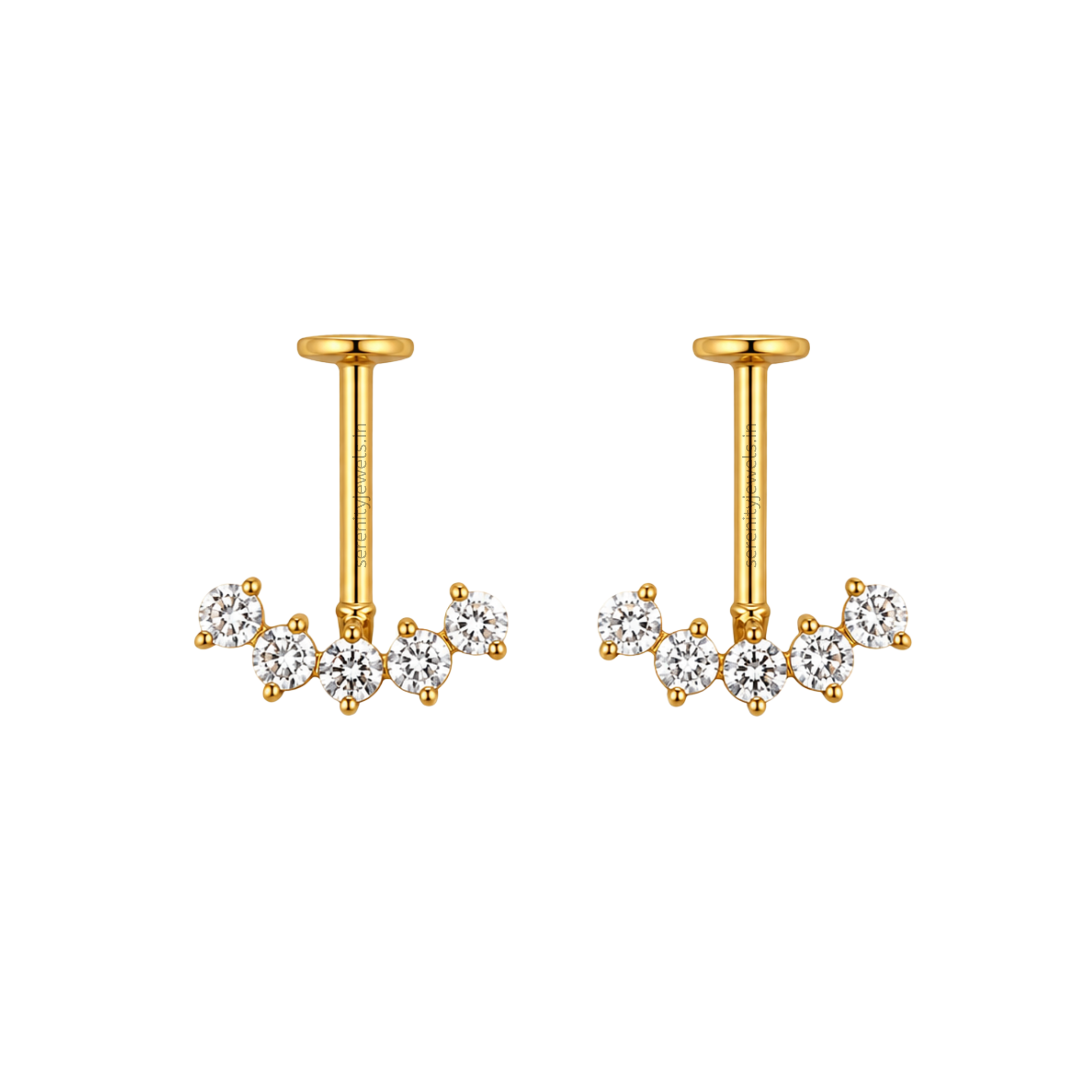 Coronet Bugadi Studs - PAIR