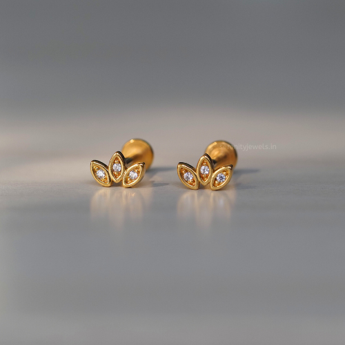 Iva Flat Studs - PAIR