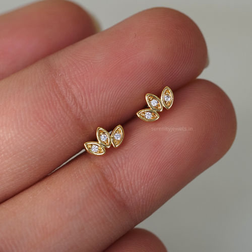 Iva Flat Studs - PAIR