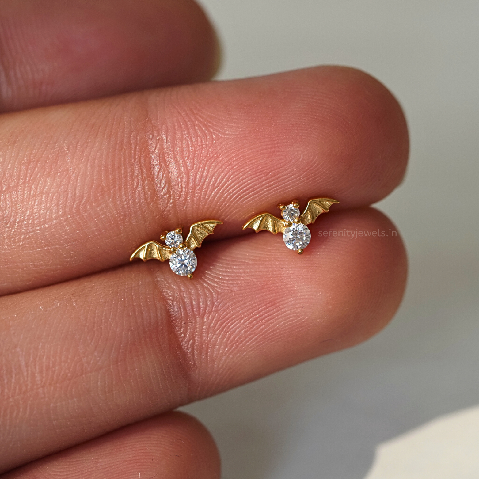 Darkwing Flat Studs - PAIR