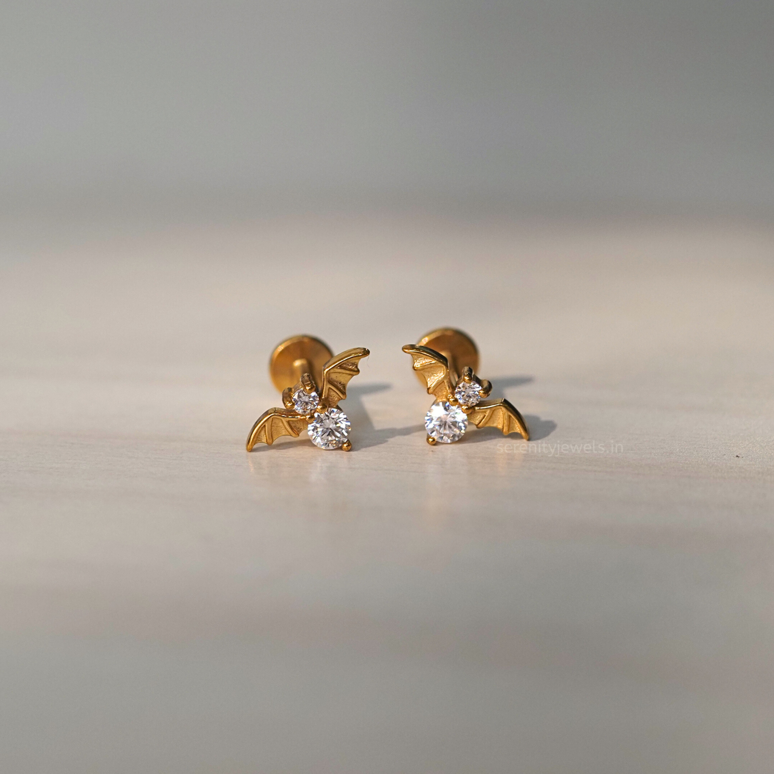 Darkwing Flat Studs - PAIR