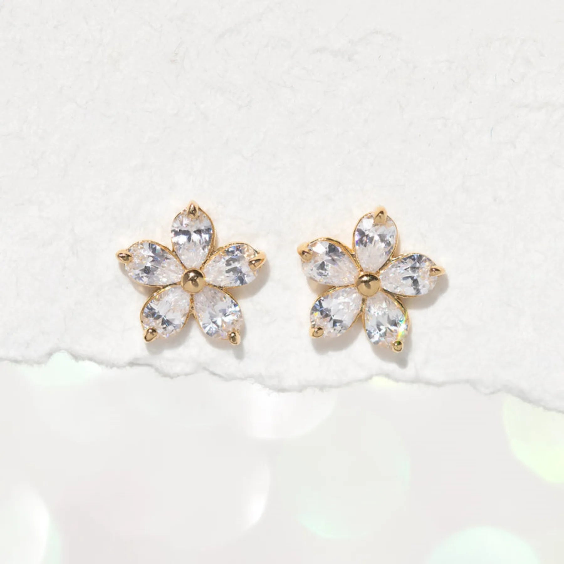Aster Flower Earrings