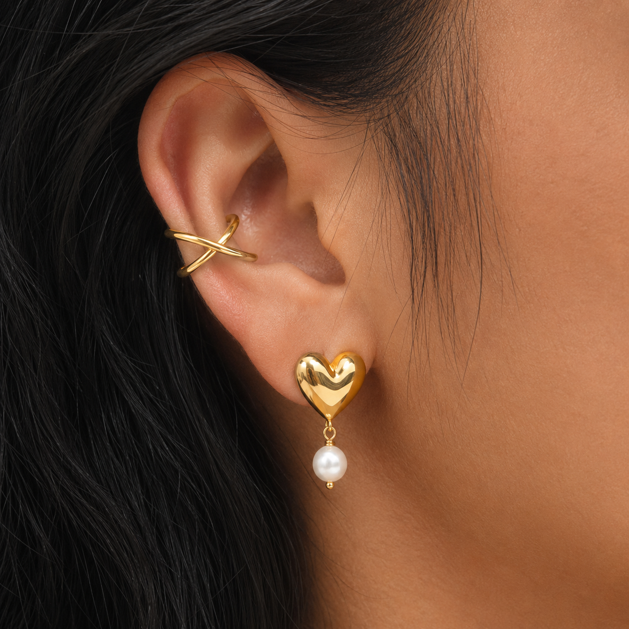 Criss Cross Ear Cuff - SINGLE