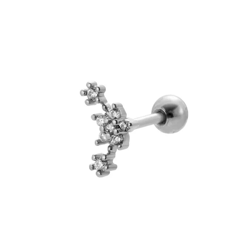 Screw Ball Piercing Studs