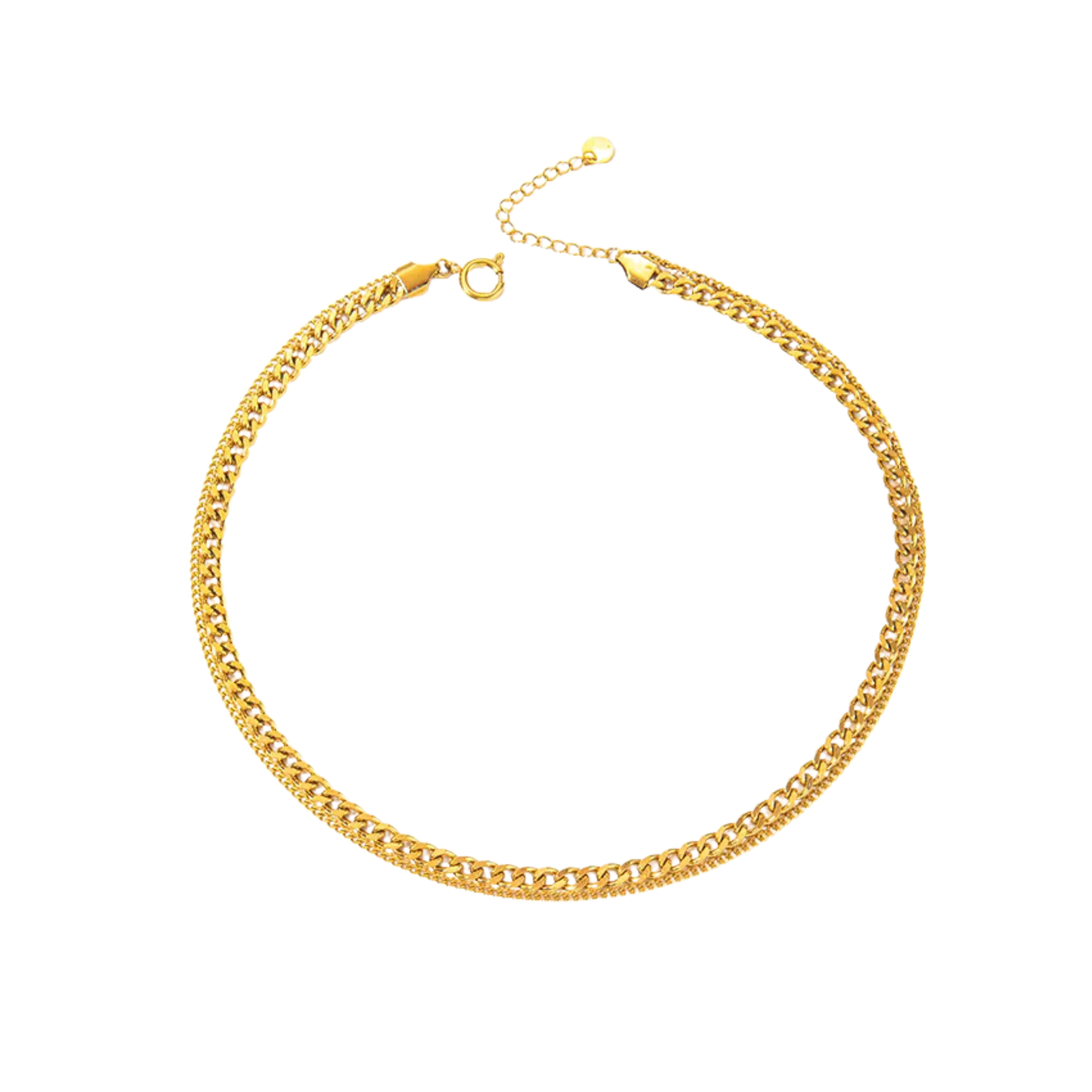 Double Link Chain Necklace